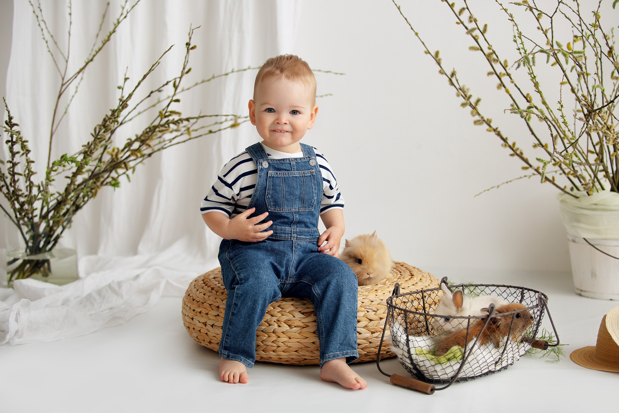 ФОТОДЕНЬ с кроликами. Фотограф новорожденных Оксана Полевская