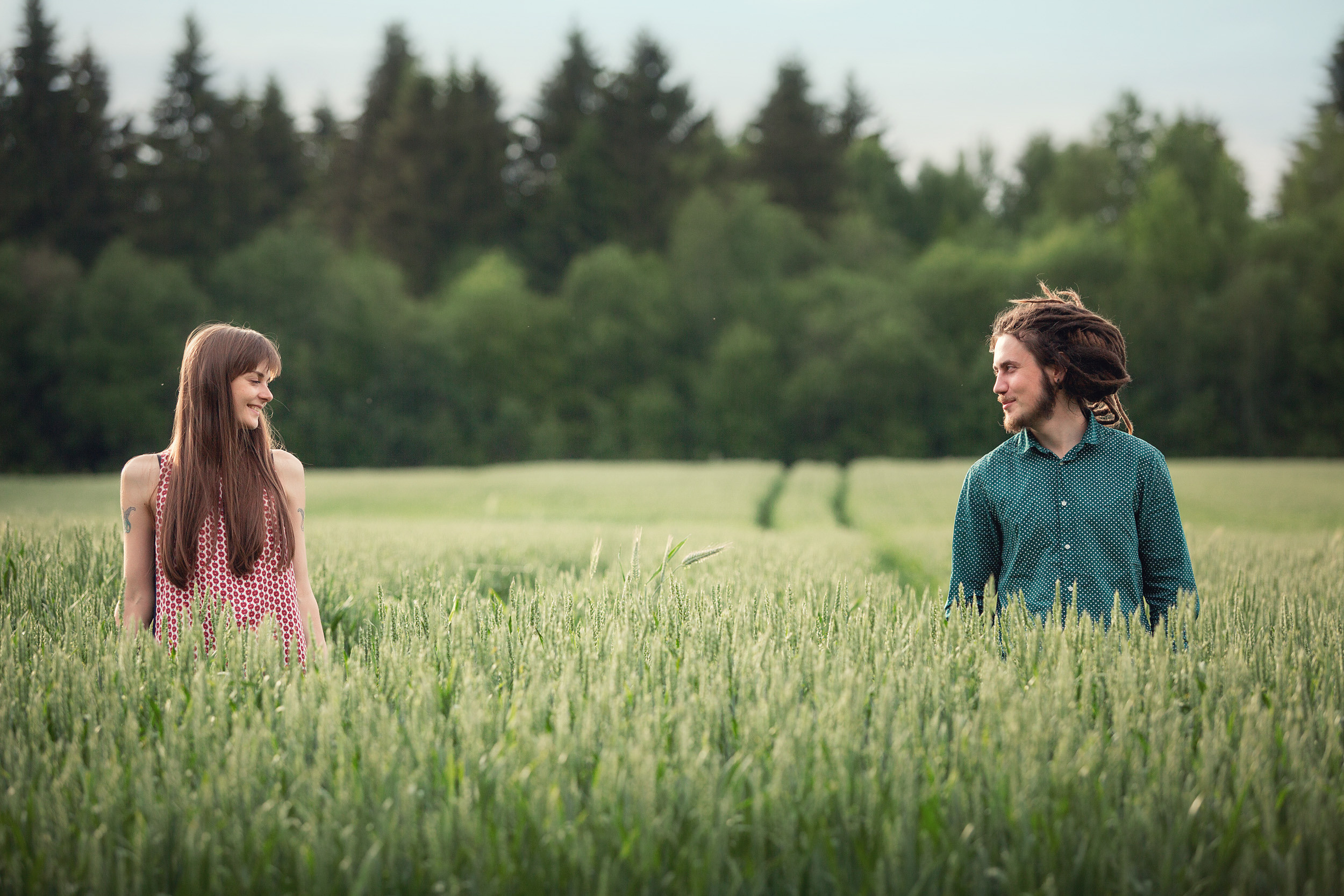 Нина, Юра и Марли. Фотограф новорожденных Оксана Полевская