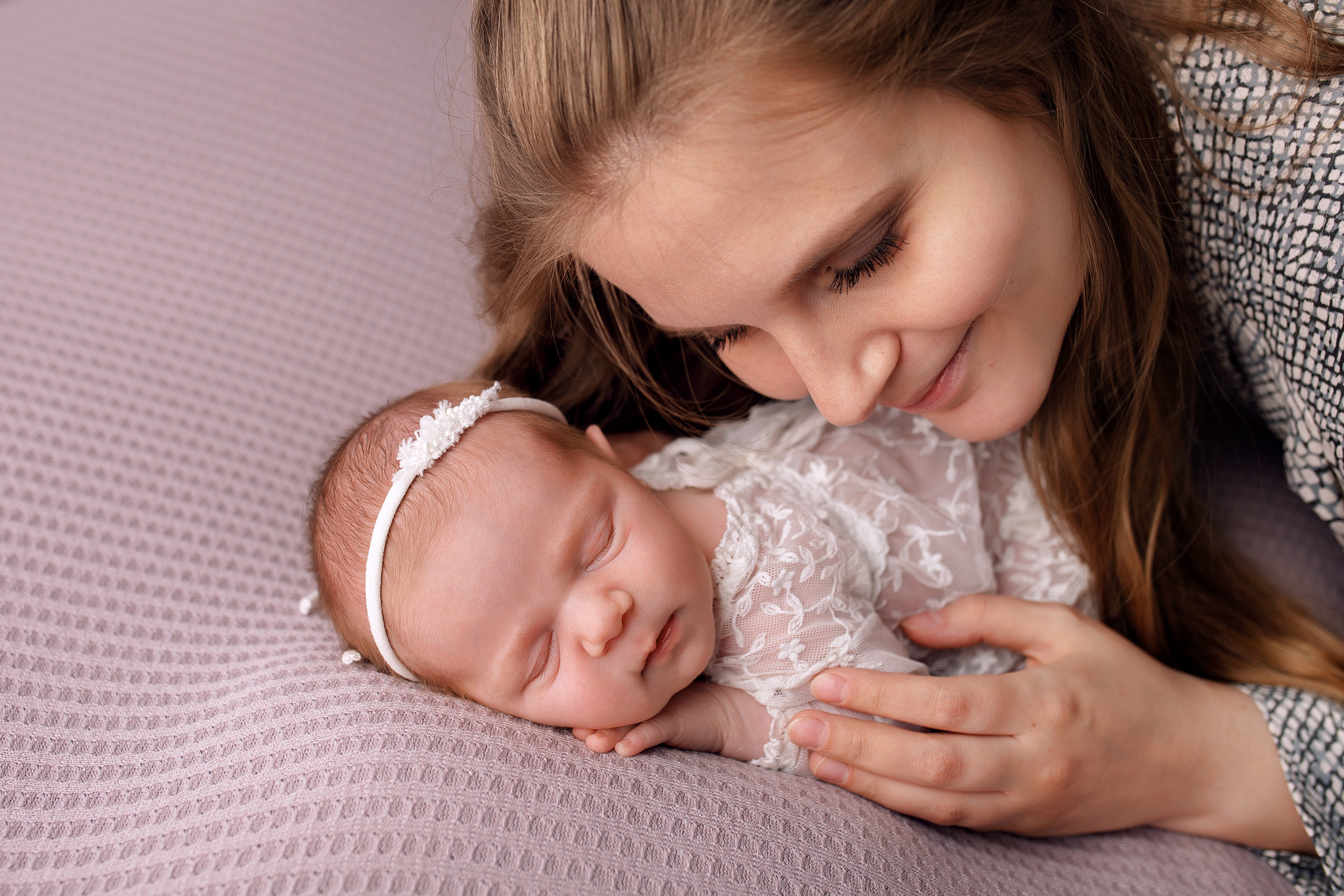 Фотосессия новорожденной Полины. Фотограф новорожденных Оксана Полевская