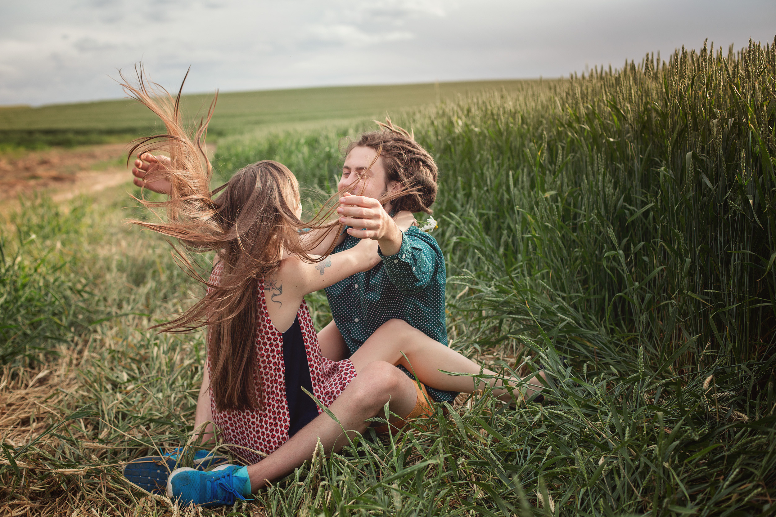 Нина, Юра и Марли. Фотограф новорожденных Оксана Полевская