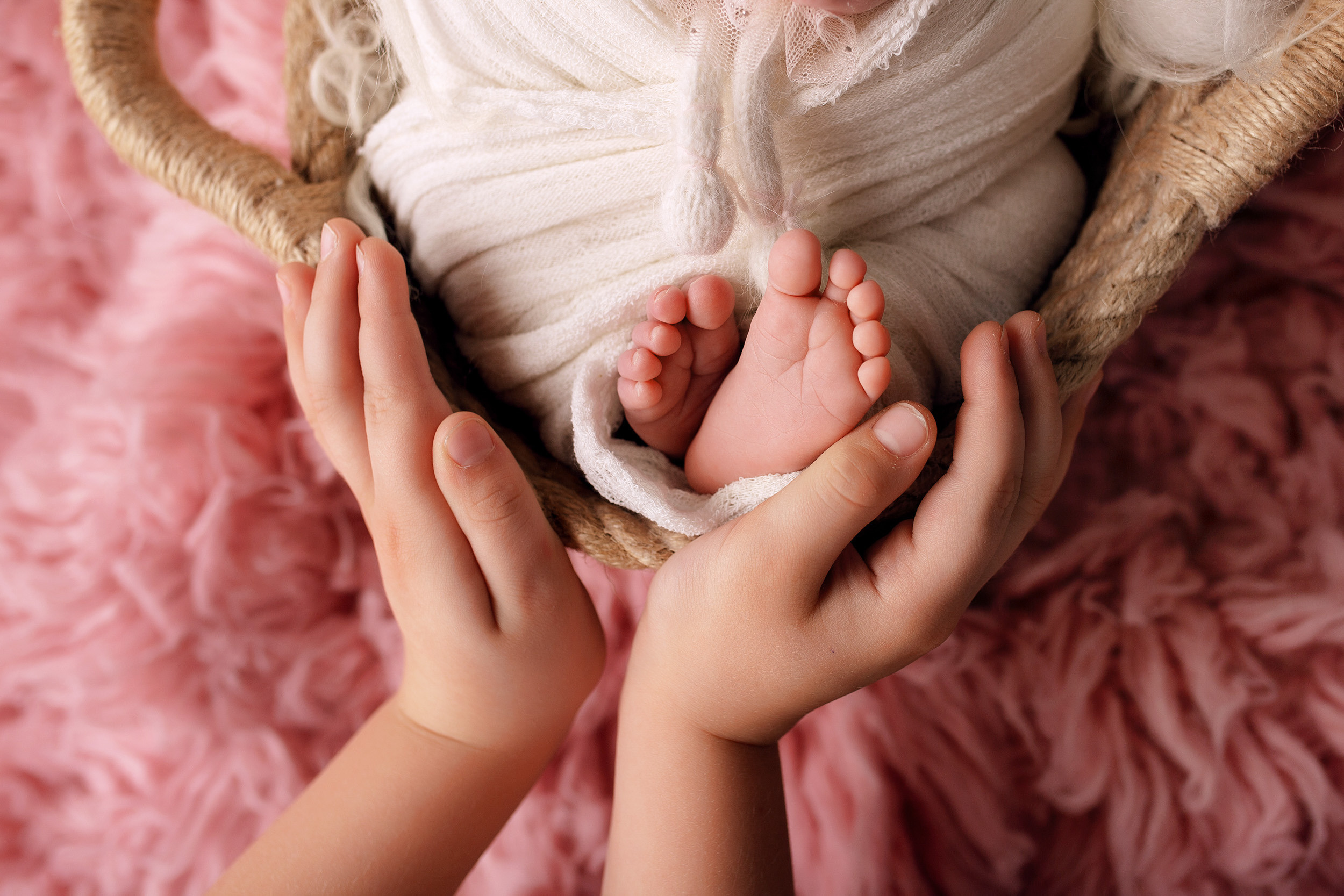 Фотосессия новорожденной Полины. Фотограф новорожденных Оксана Полевская