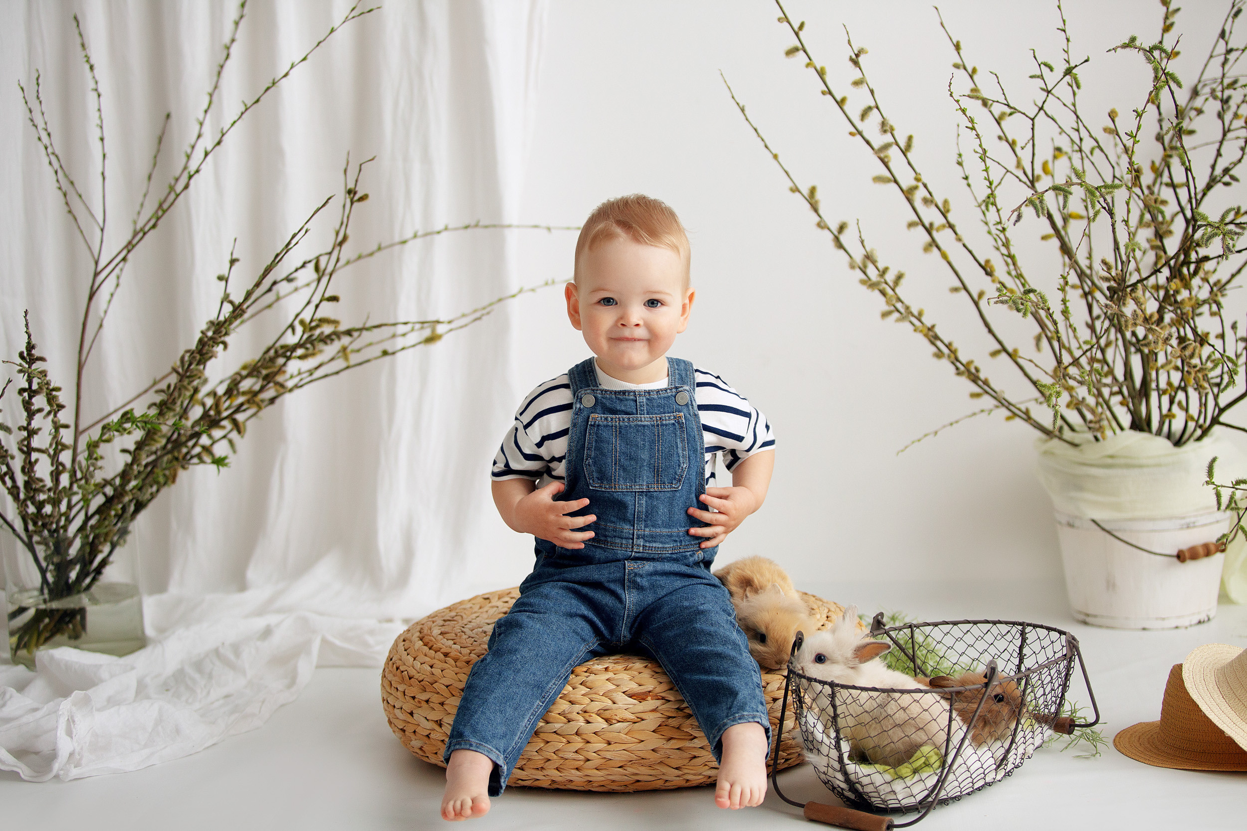 ФОТОДЕНЬ с кроликами. Фотограф новорожденных Оксана Полевская