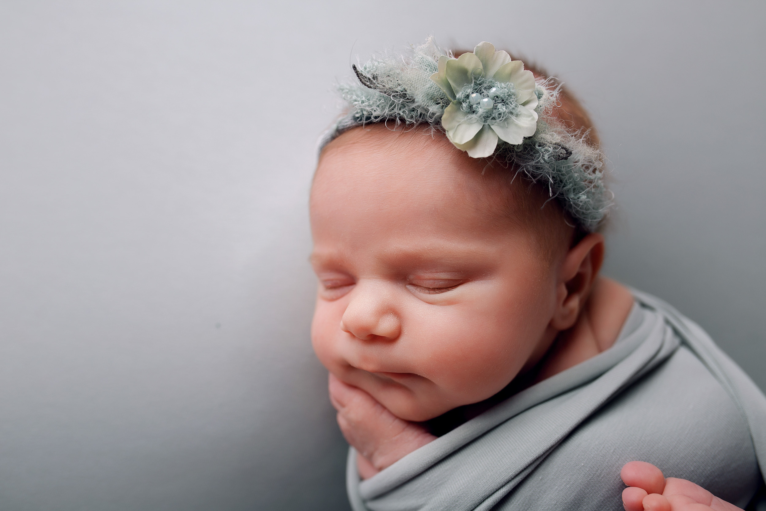 Фотосессия новорожденной в Бресте портрет