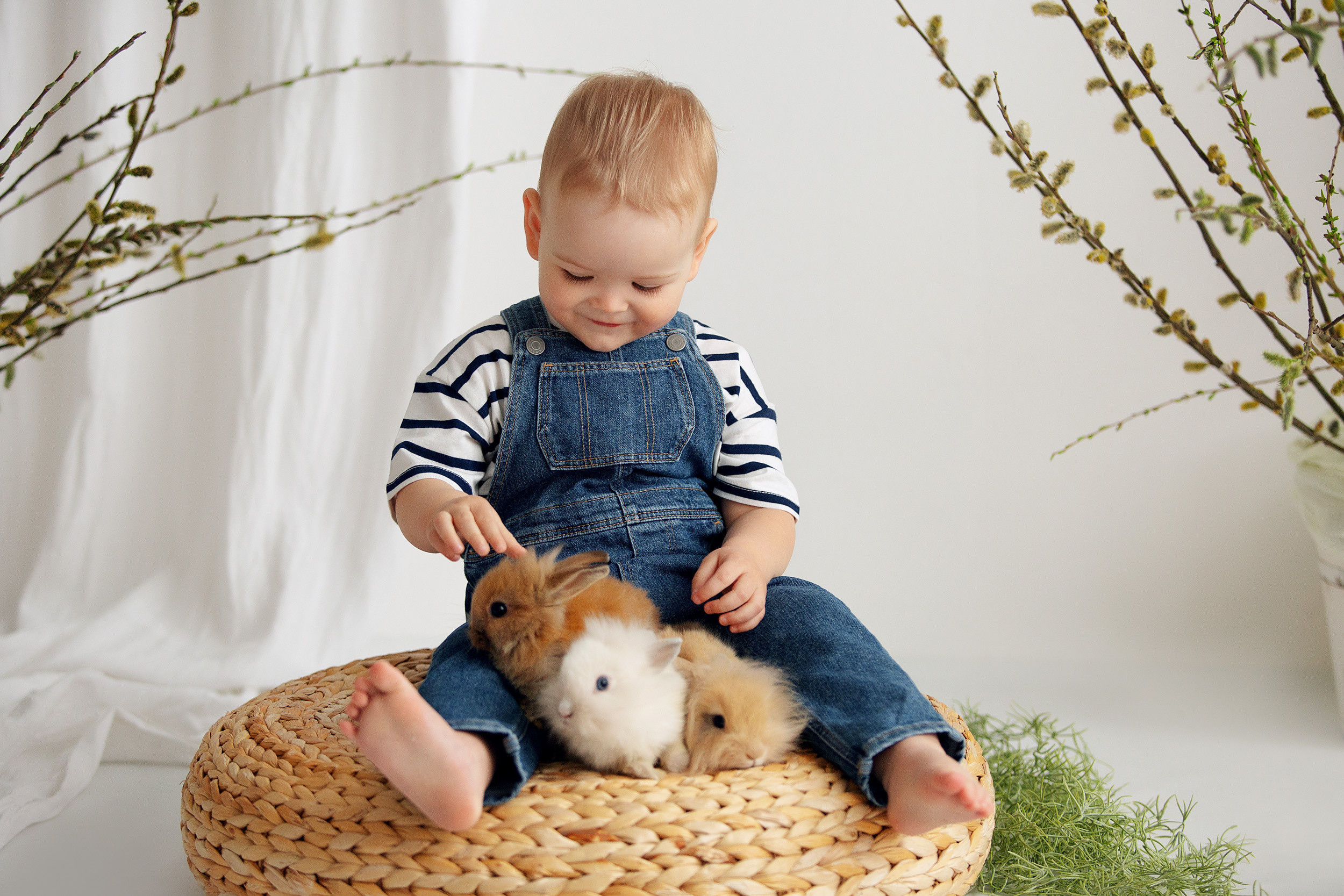 ФОТОДЕНЬ с кроликами. Фотограф новорожденных Оксана Полевская