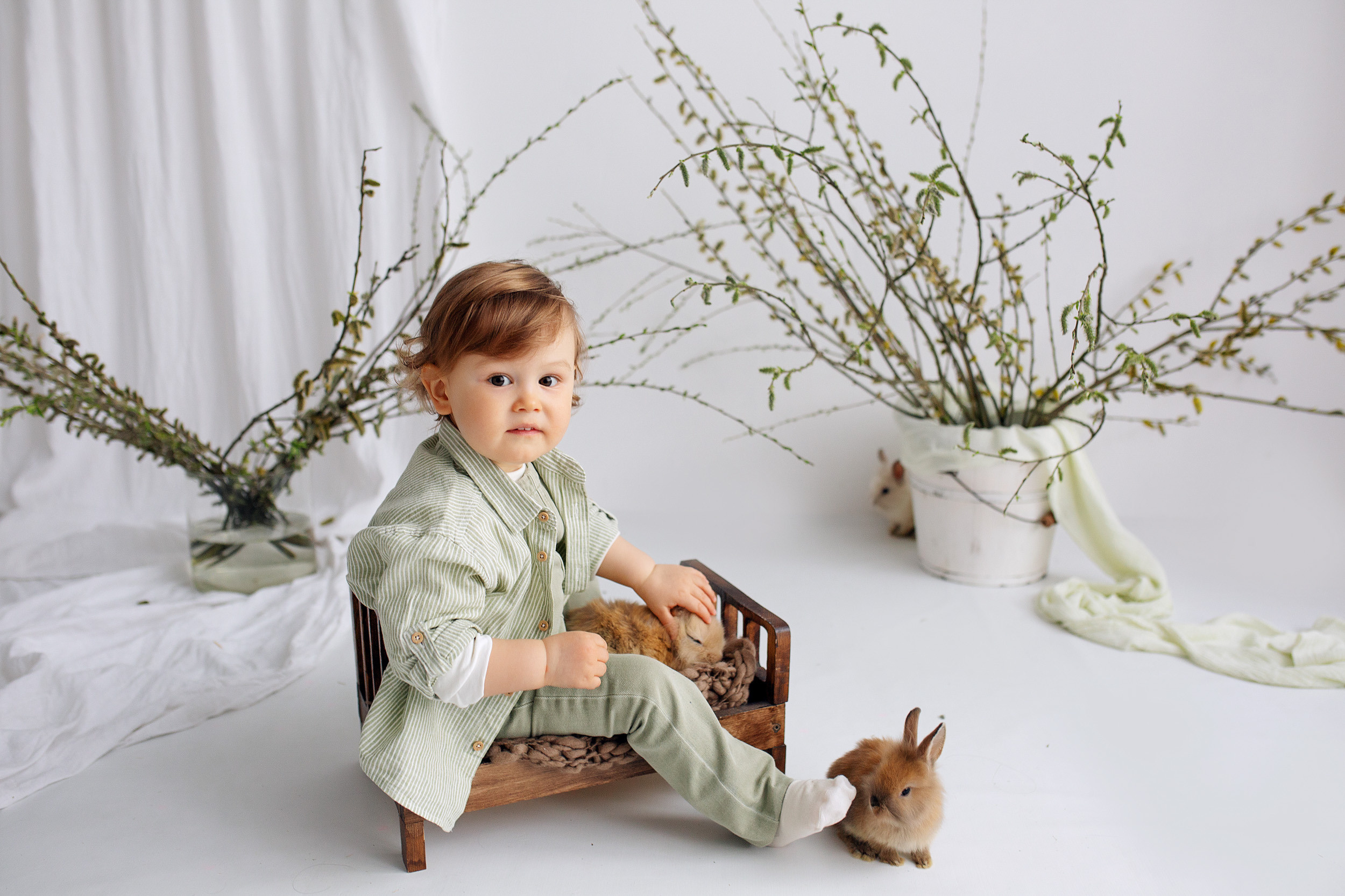 ФОТОДЕНЬ с кроликами. Фотограф новорожденных Оксана Полевская