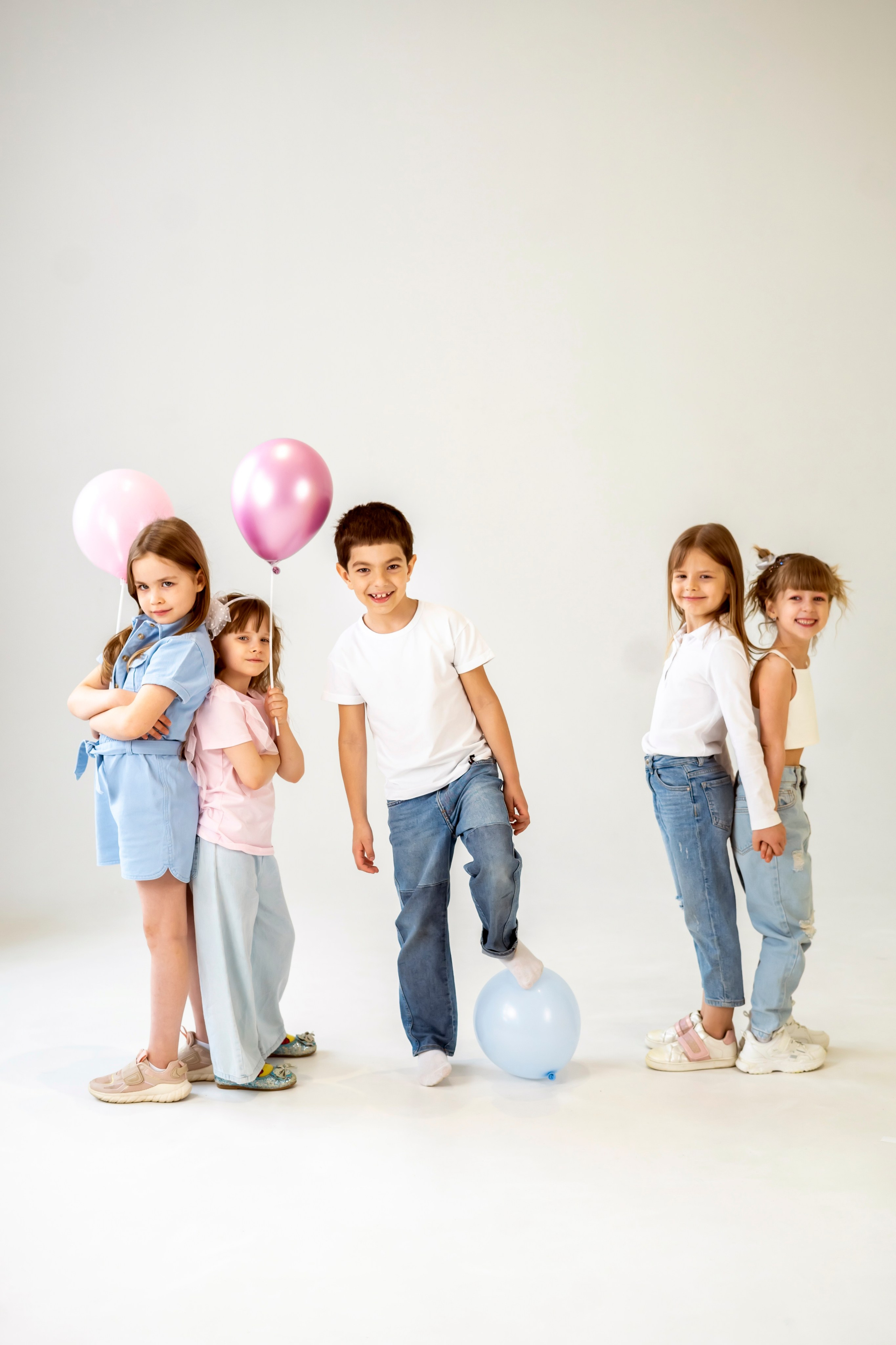 Детки на циклораме. Семейный и детский фотограф в Хабаровске Анна Гриневич