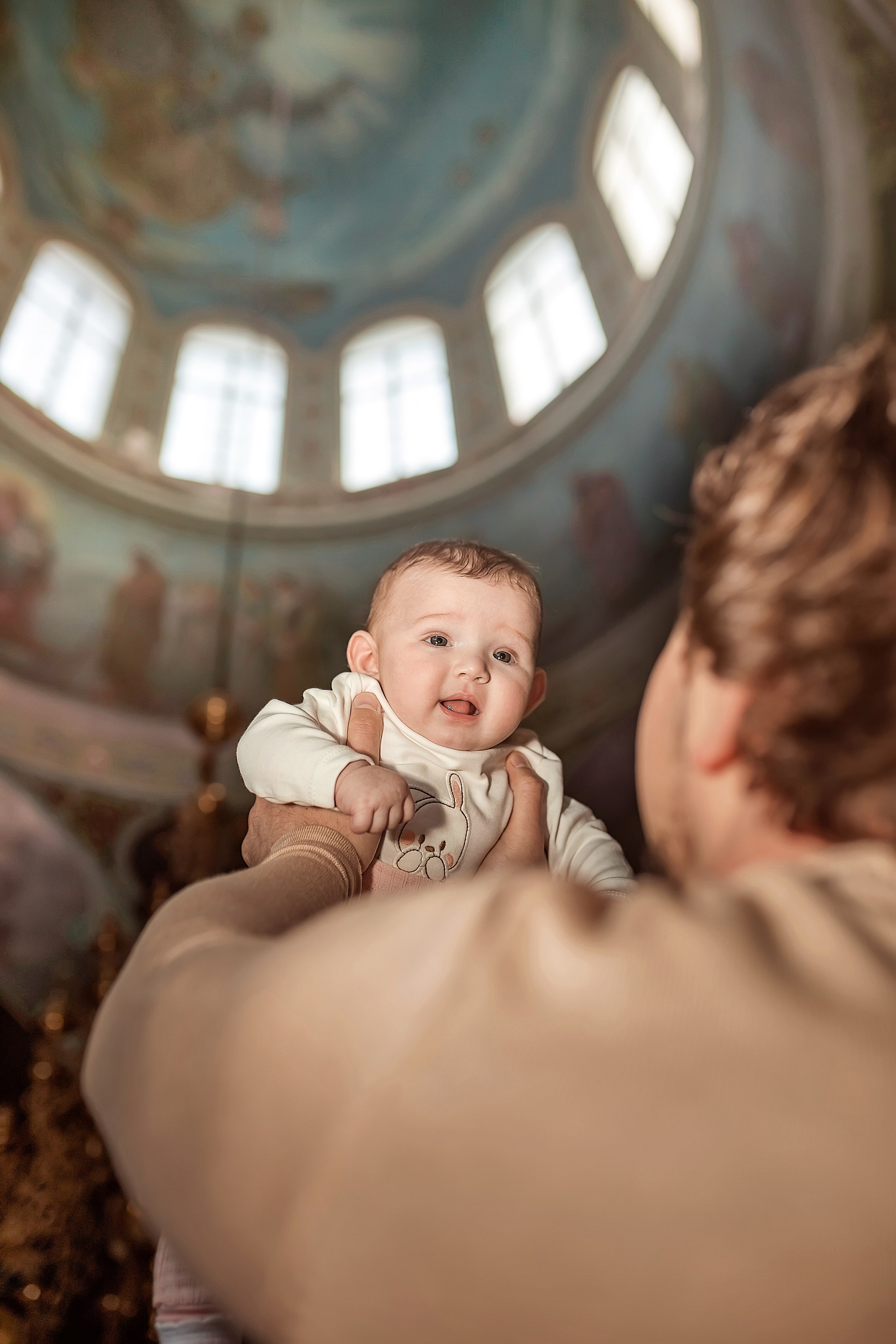 Крещение в Храме Преображения Господня в хуторе Обуховка. Олеся Семейская свадебный и семейный фотограф в Ростове-на-Дону