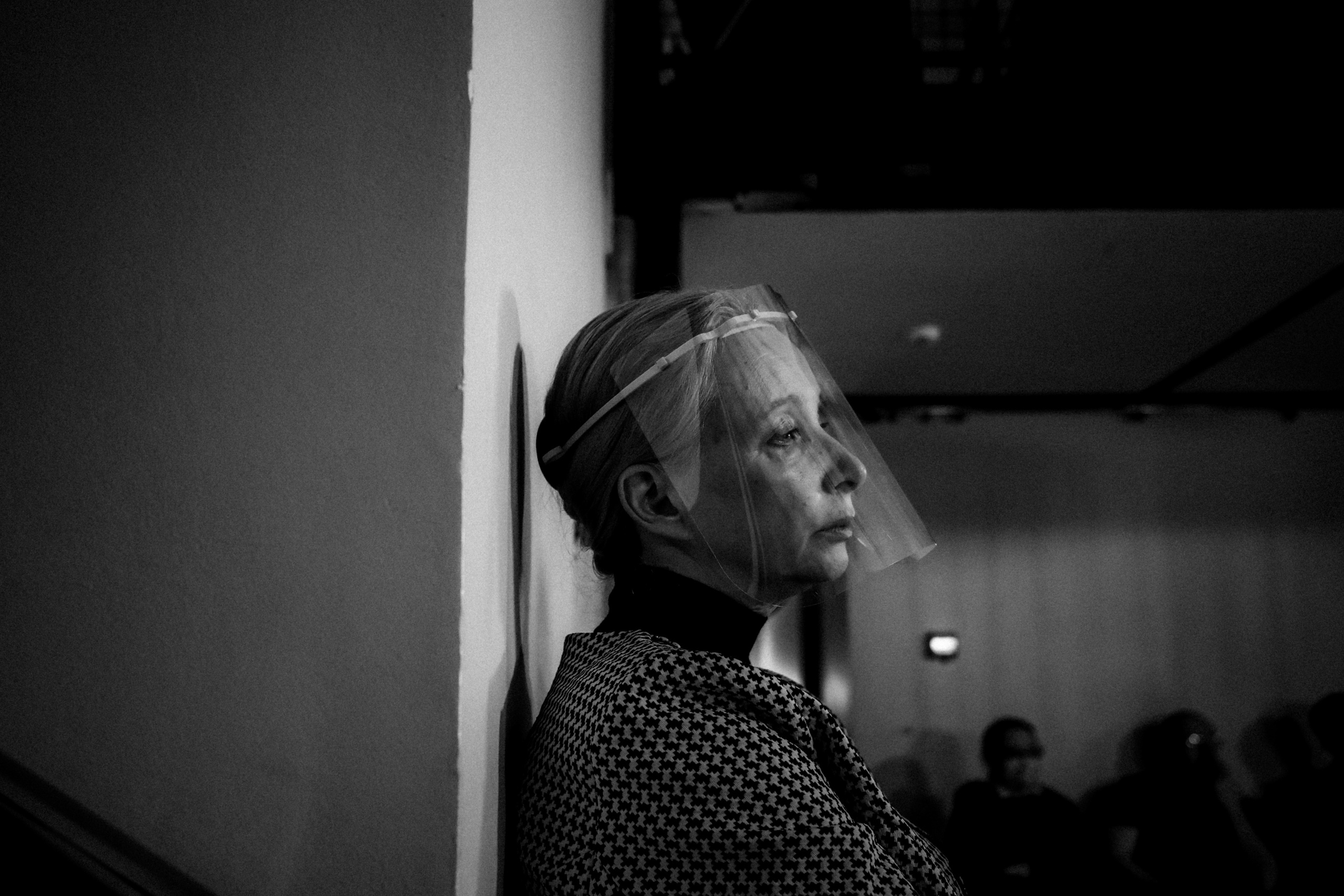 Memorial's press conference. 25th February 2022. Photographer in Israel Alice Milchin