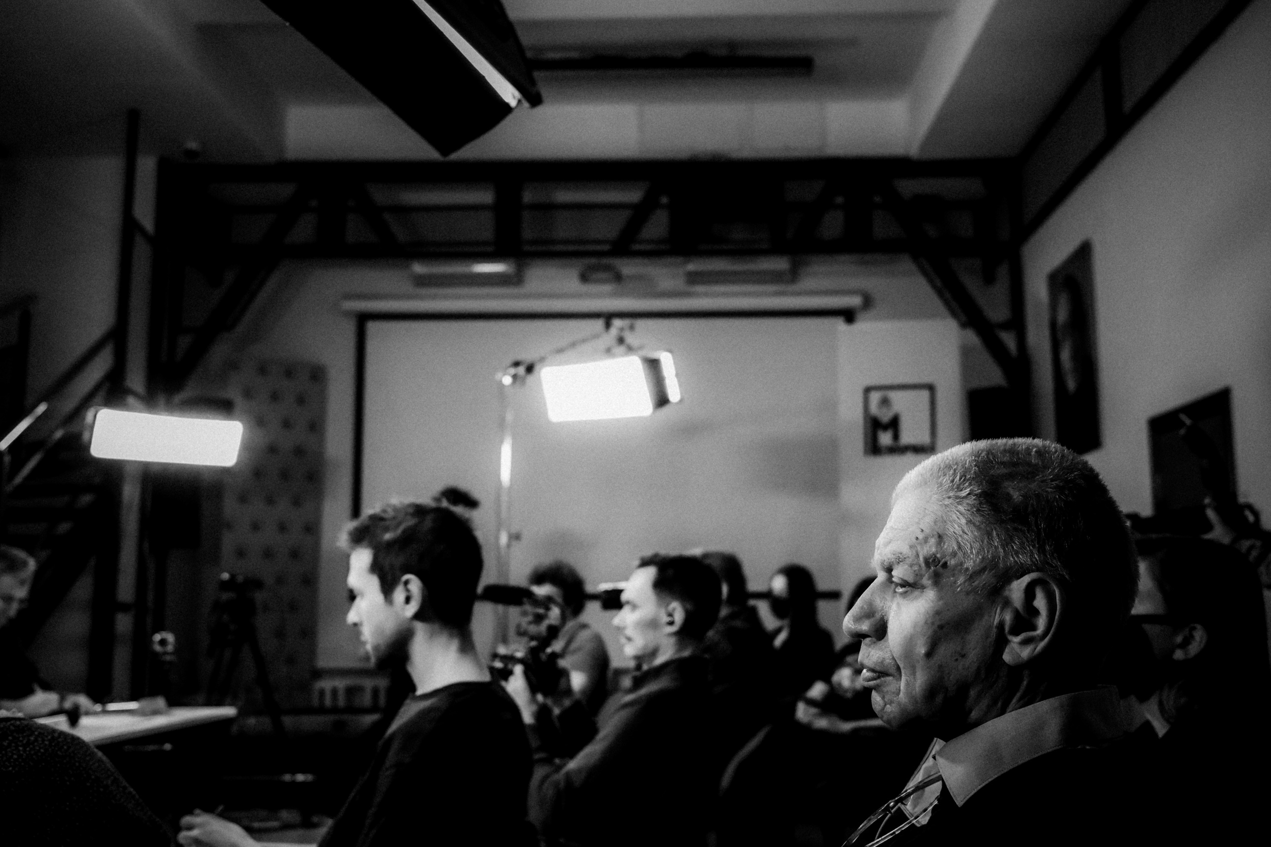 Memorial's press conference. 25th February 2022. Photographer in Israel Alice Milchin