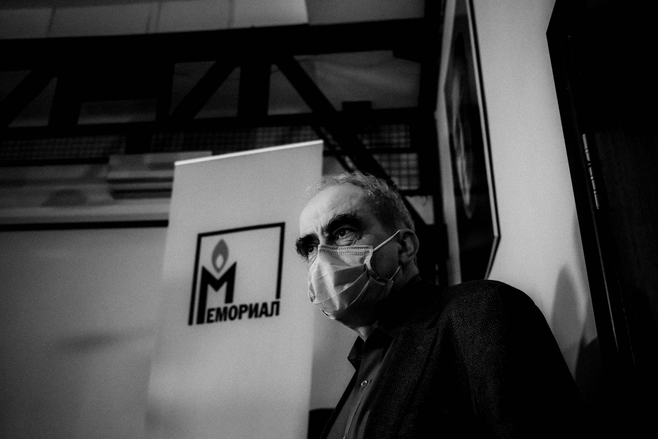 Memorial's press conference. 25th February 2022. Photographer in Israel Alice Milchin