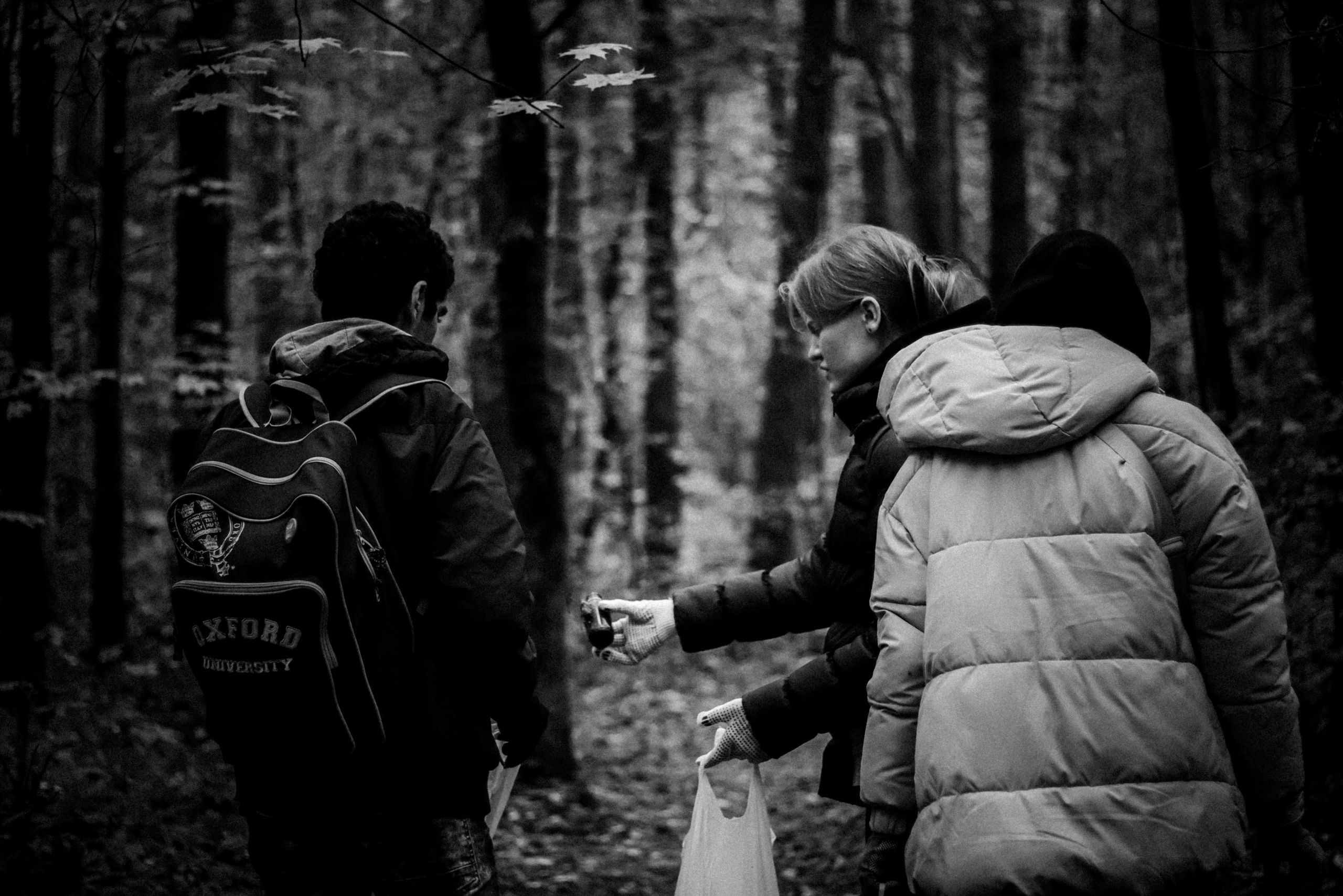 Cleaning the forest with Arshak Makichyan, September 2021. Photographer in Israel Alice Milchin