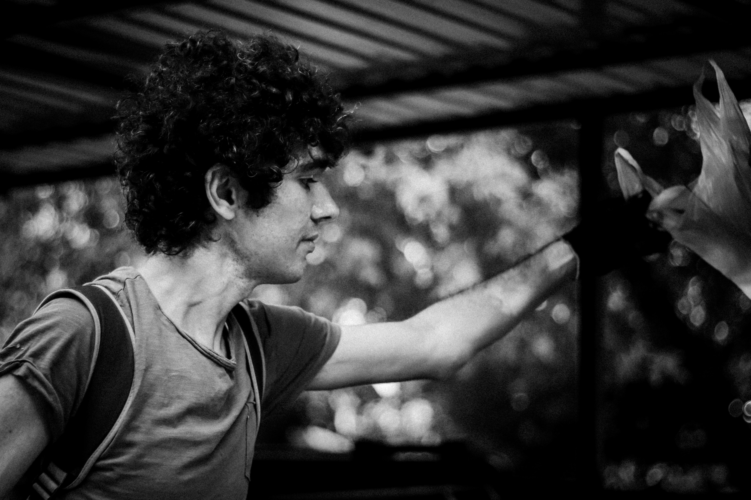 Cleaning the forest with Arshak Makichyan and Tasha Tale, August 2021. Photographer in Israel Alice Milchin