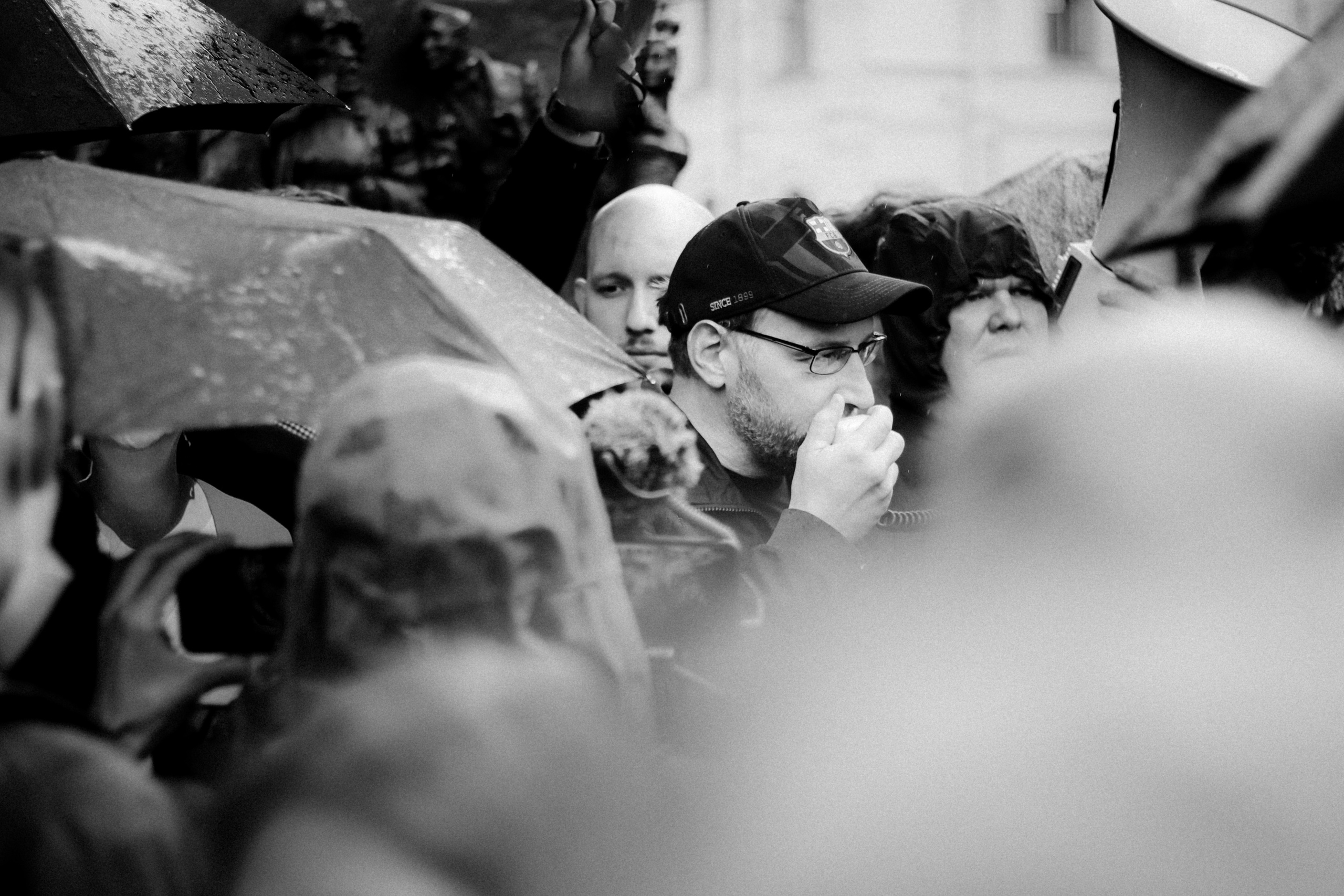 Action for media freedom, September 4th 2021. Photographer in Israel Alice Milchin