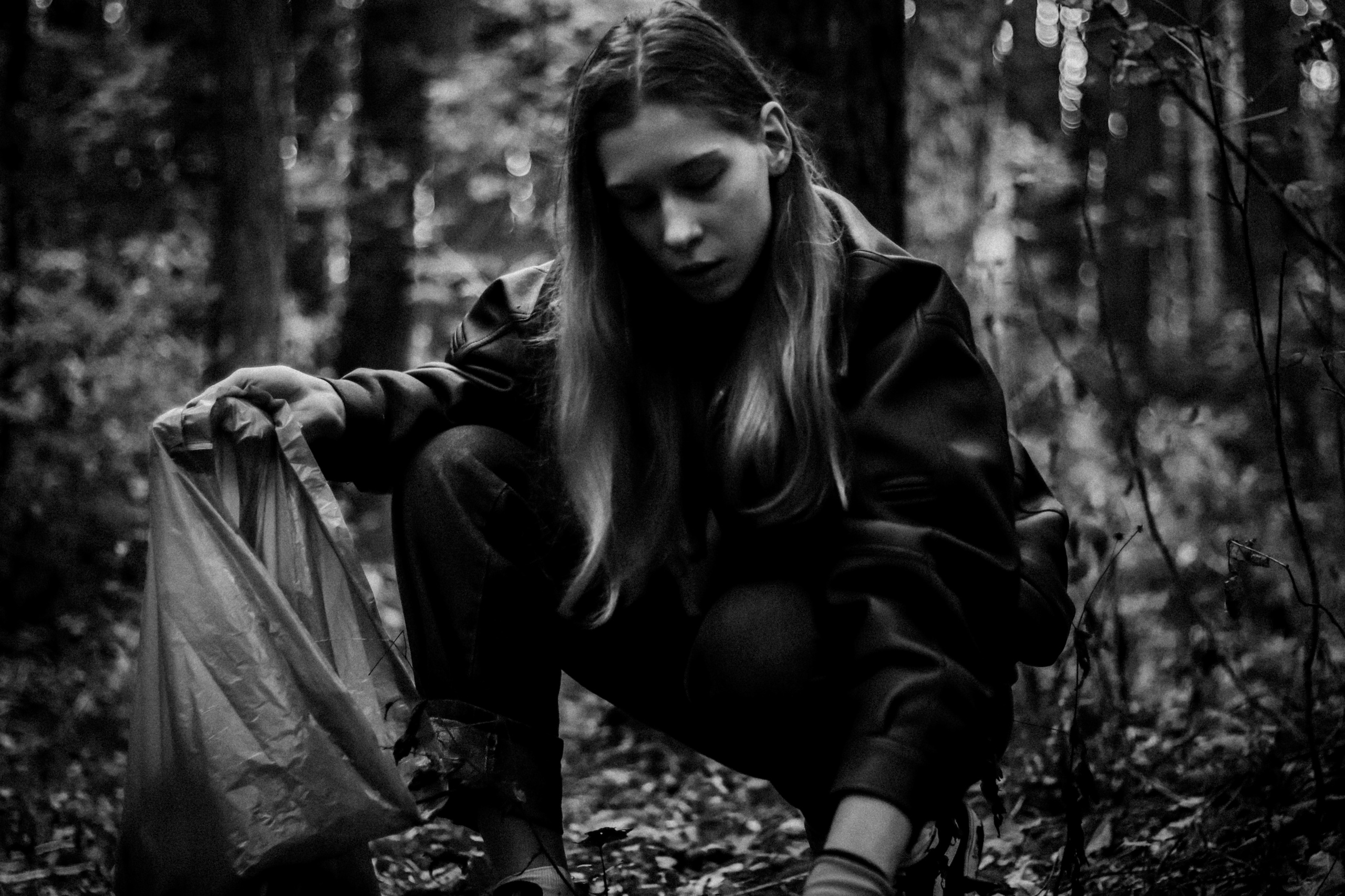 Cleaning the forest with Arshak Makichyan, September 2021. Photographer in Israel Alice Milchin