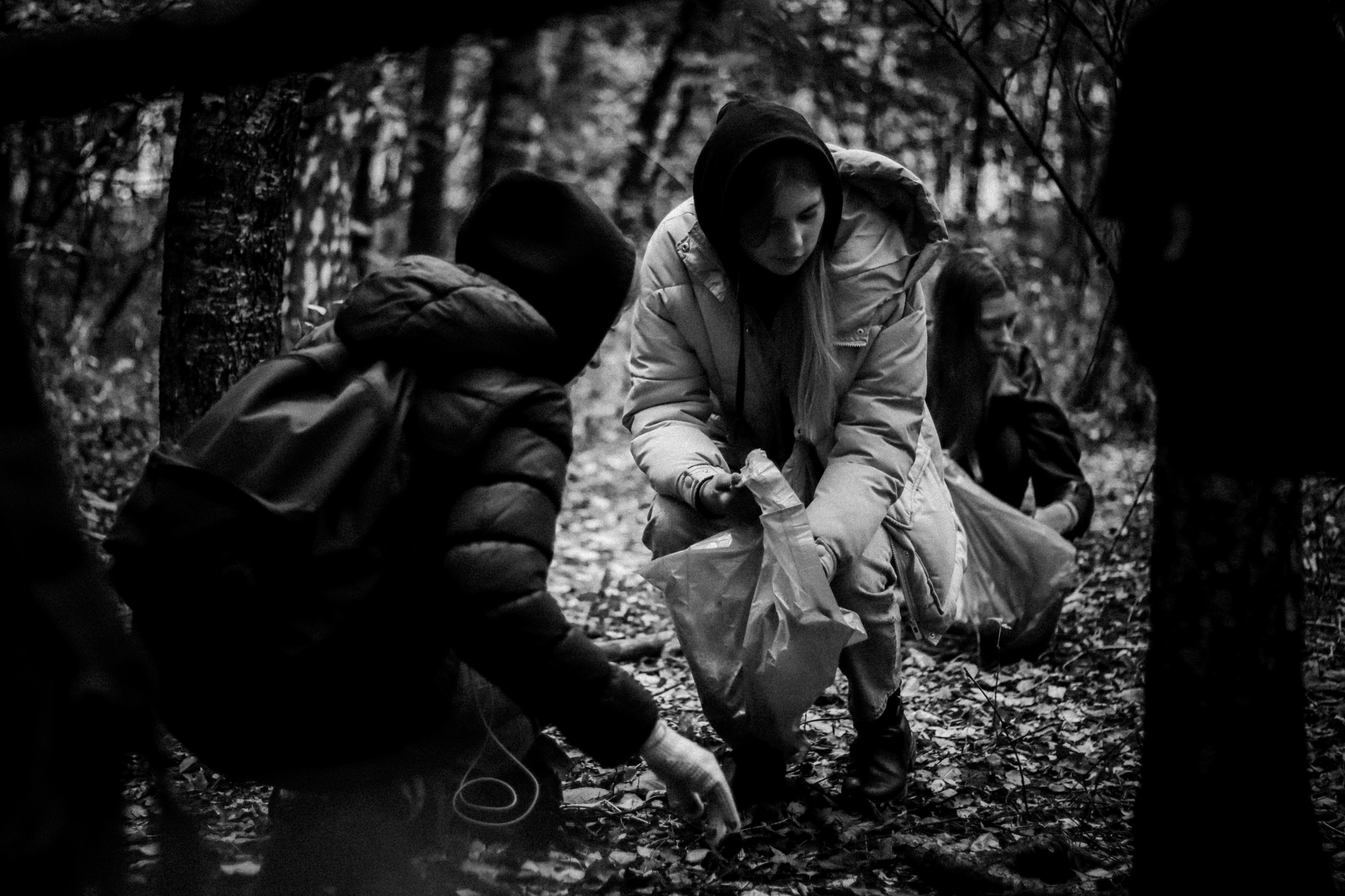 Cleaning the forest with Arshak Makichyan, September 2021. Photographer in Israel Alice Milchin
