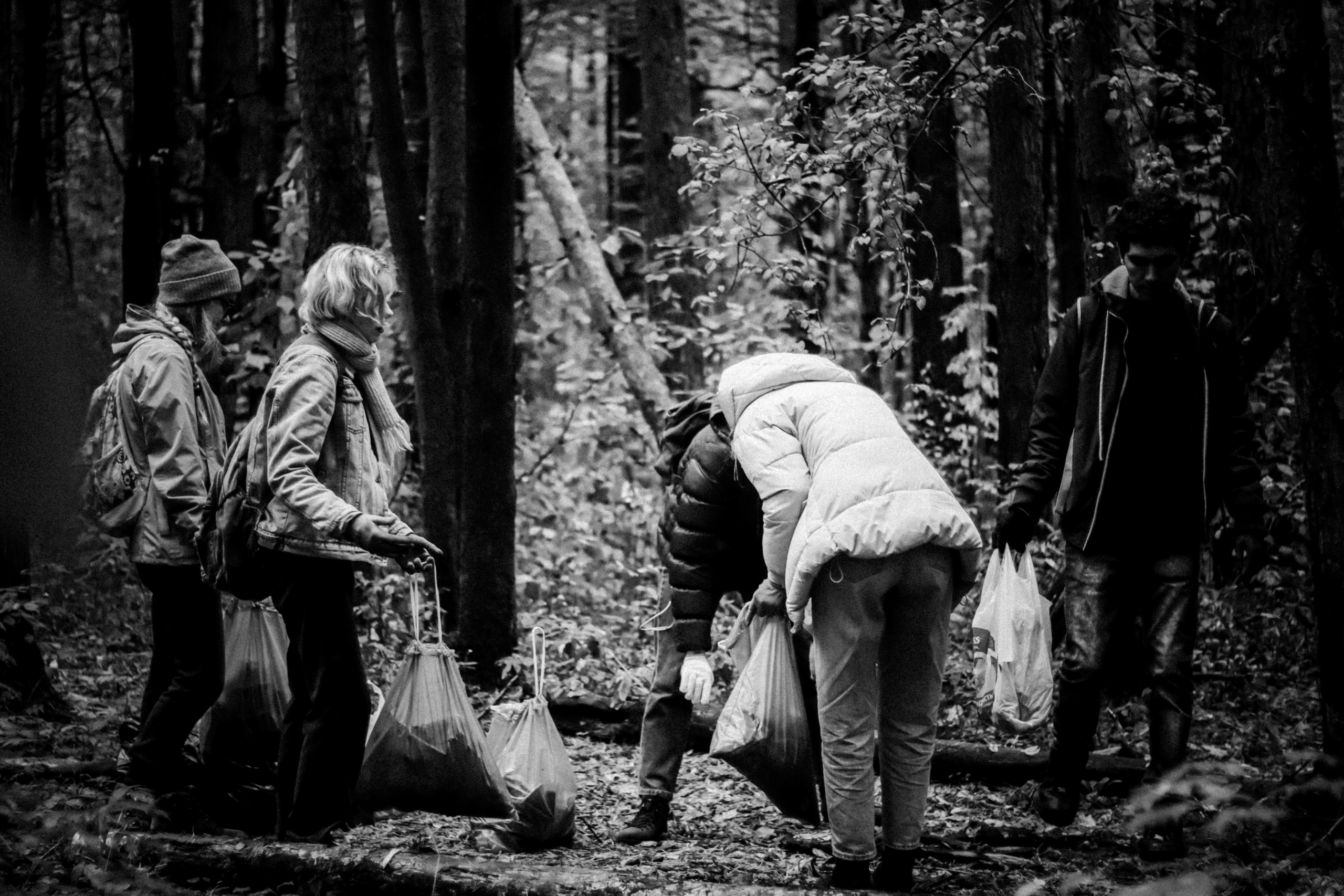 Cleaning the forest with Arshak Makichyan, September 2021. Photographer in Israel Alice Milchin