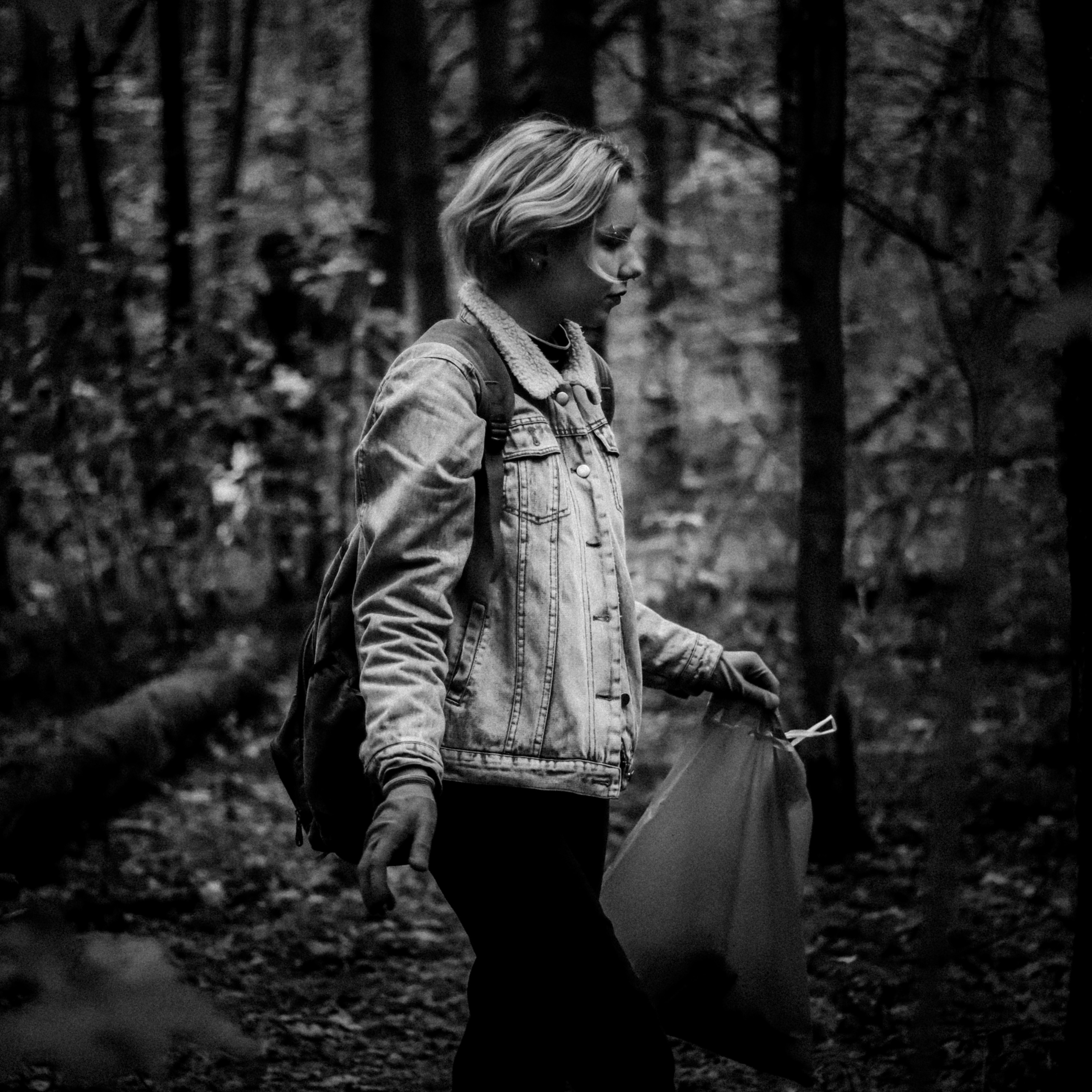 Cleaning the forest with Arshak Makichyan, September 2021. Photographer in Israel Alice Milchin
