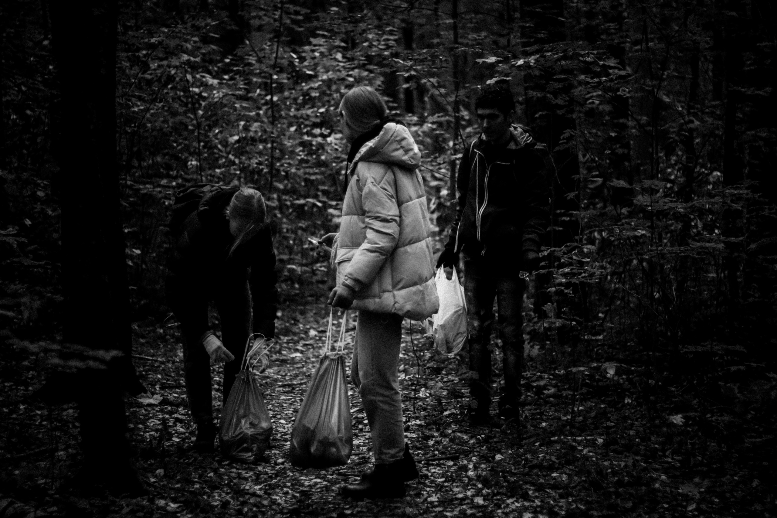 Cleaning the forest with Arshak Makichyan, September 2021. Photographer in Israel Alice Milchin