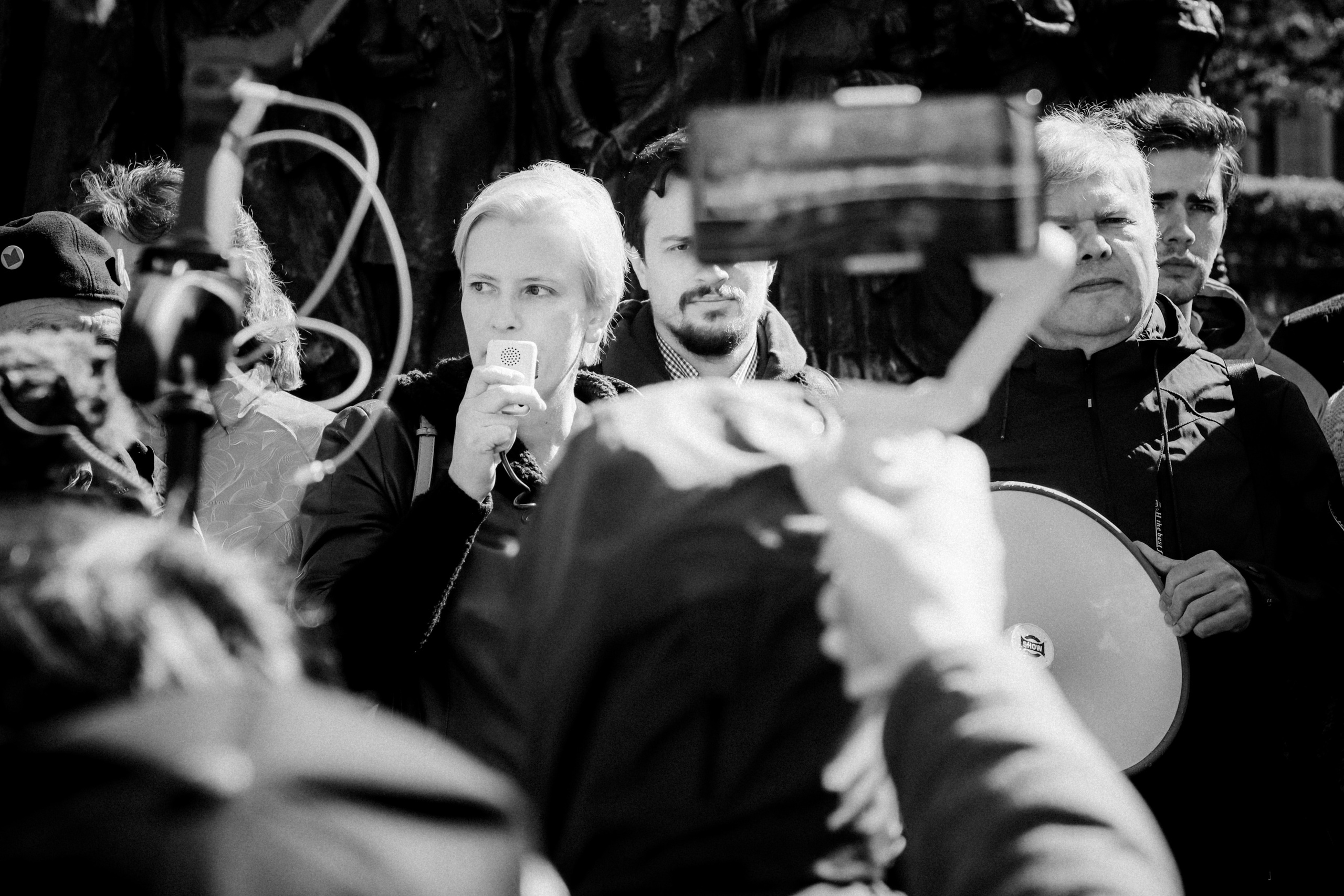 Action for media freedom, September 4th 2021. Photographer in Israel Alice Milchin