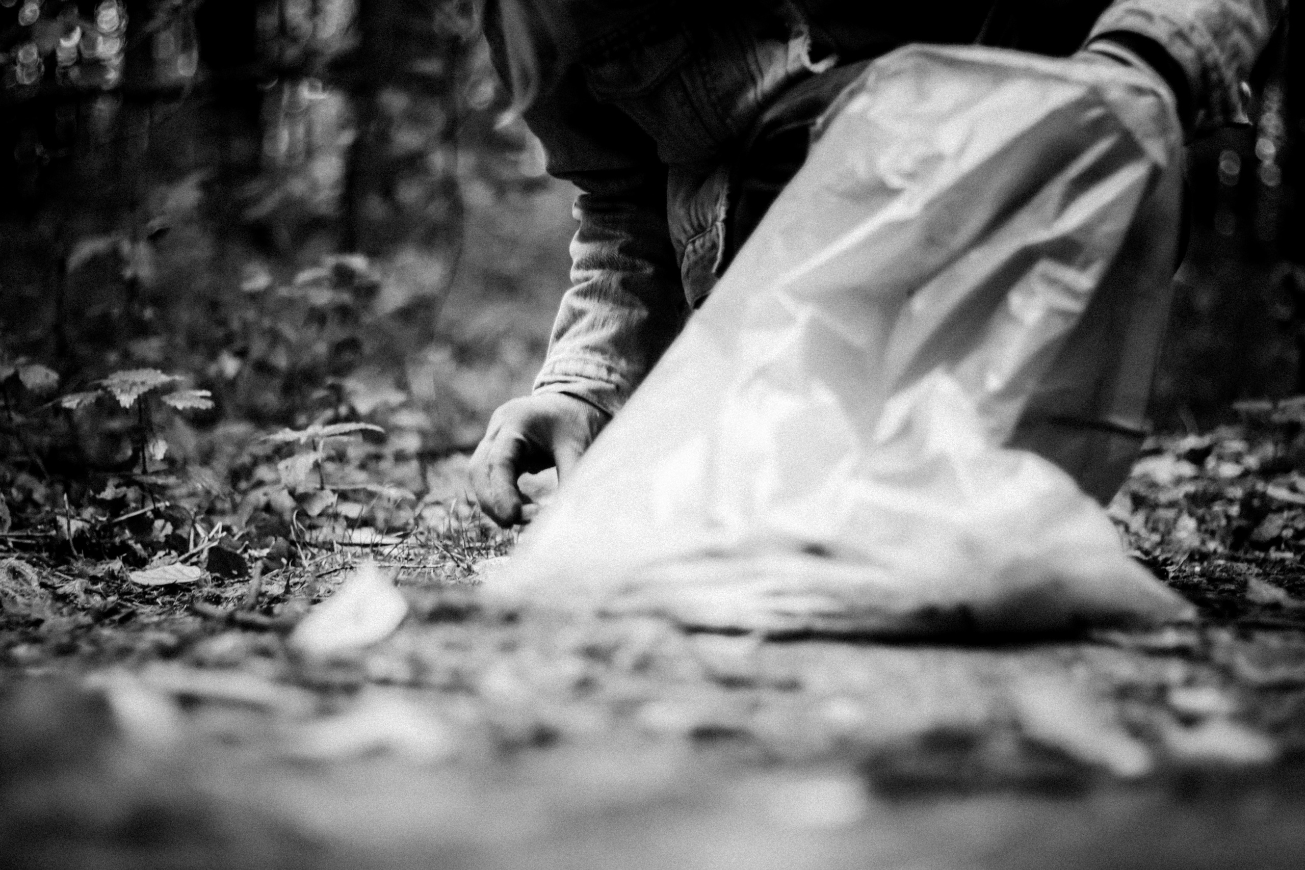 Cleaning the forest with Arshak Makichyan, September 2021. Photographer in Israel Alice Milchin