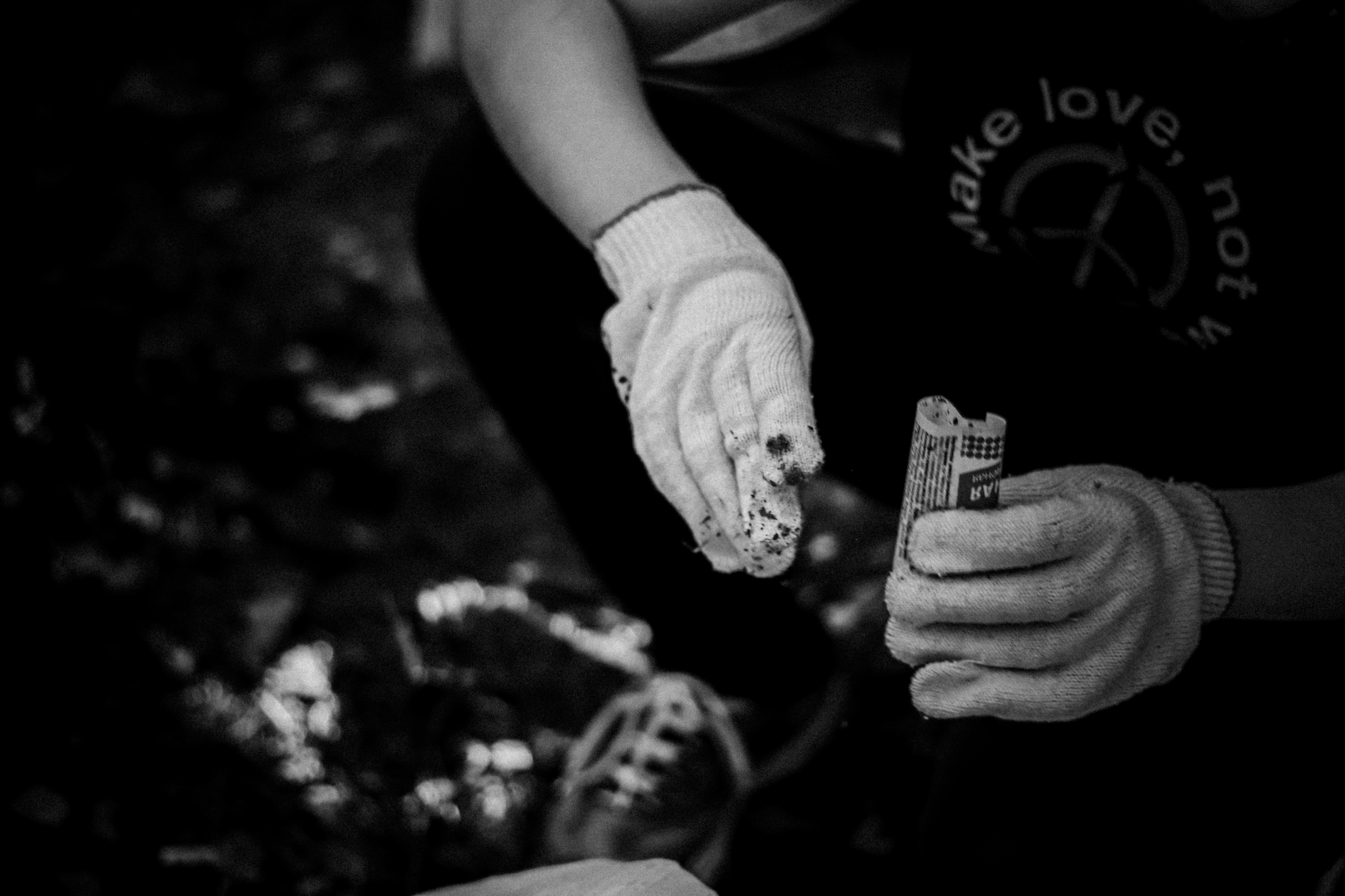 Cleaning the forest with Arshak Makichyan and Tasha Tale, August 2021. Photographer in Israel Alice Milchin