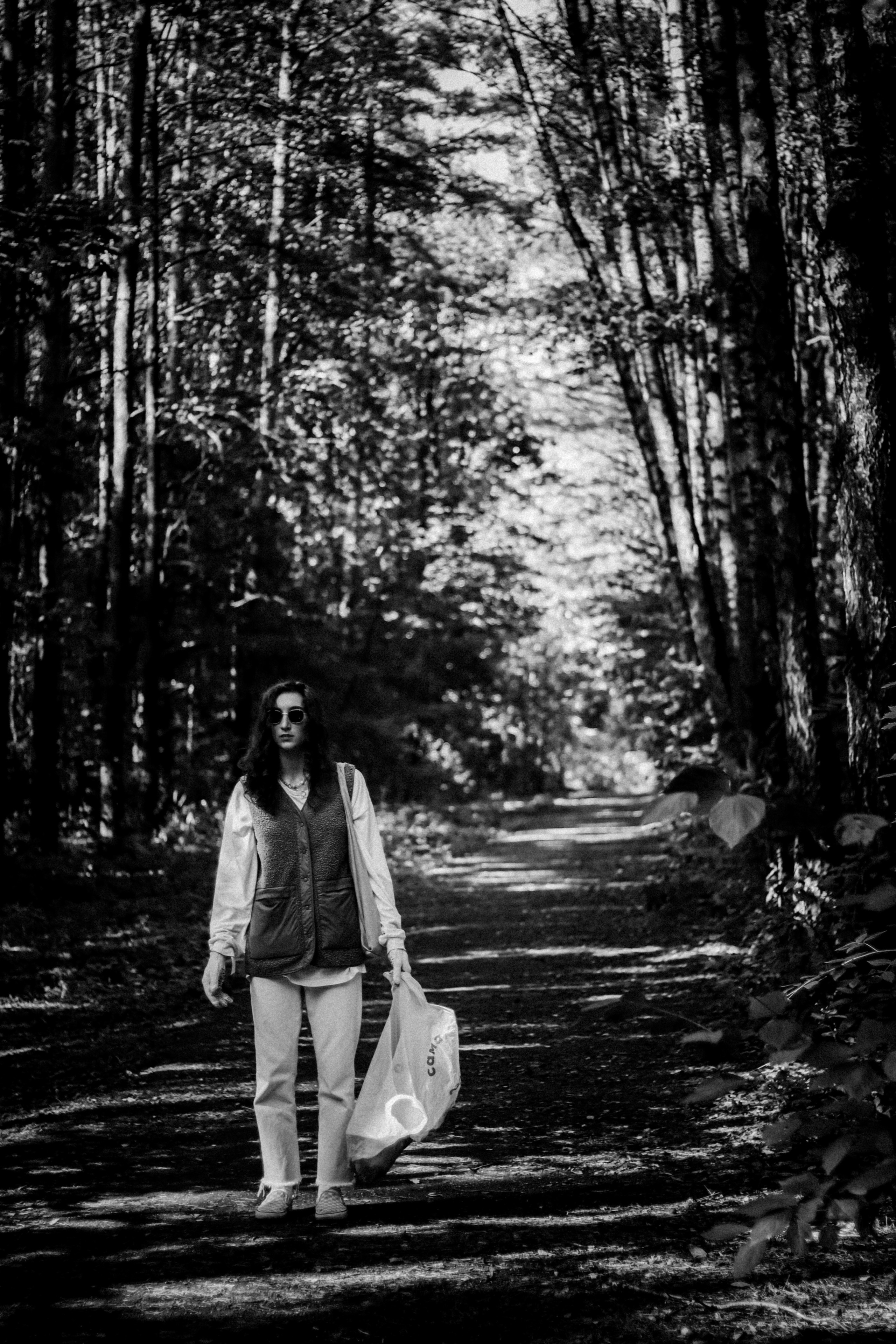 Cleaning the forest with Arshak Makichyan and Tasha Tale, August 2021. Photographer in Israel Alice Milchin