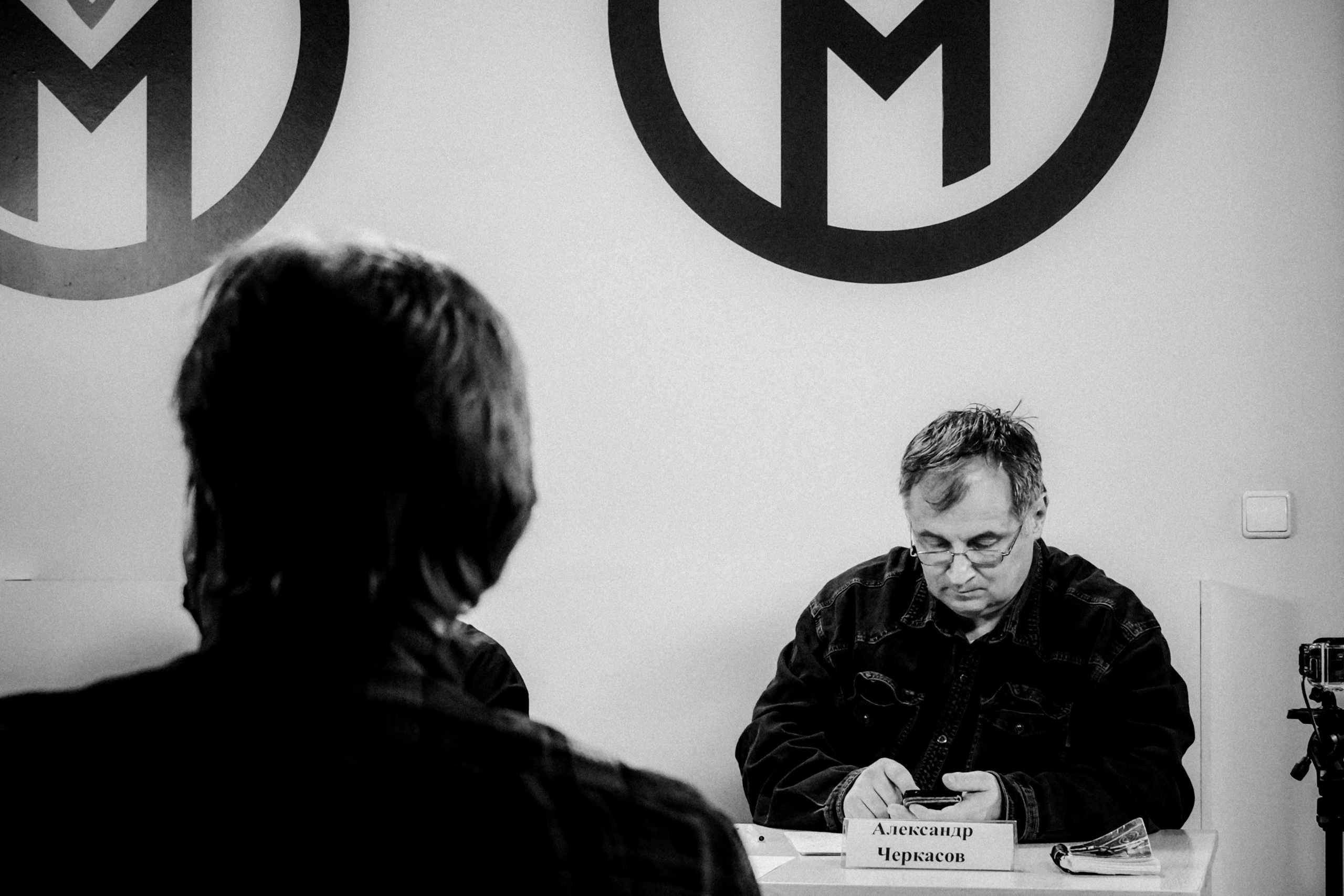 Memorial's press conference. 25th February 2022. Photographer in Israel Alice Milchin