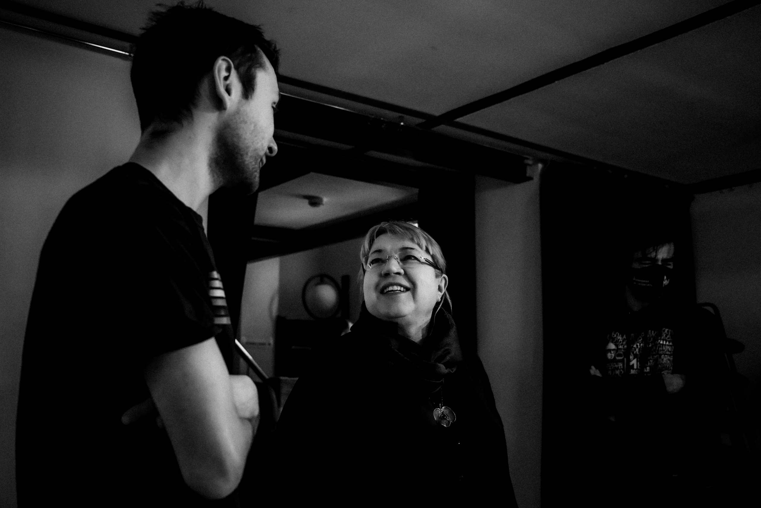 Memorial's press conference. 25th February 2022. Photographer in Israel Alice Milchin