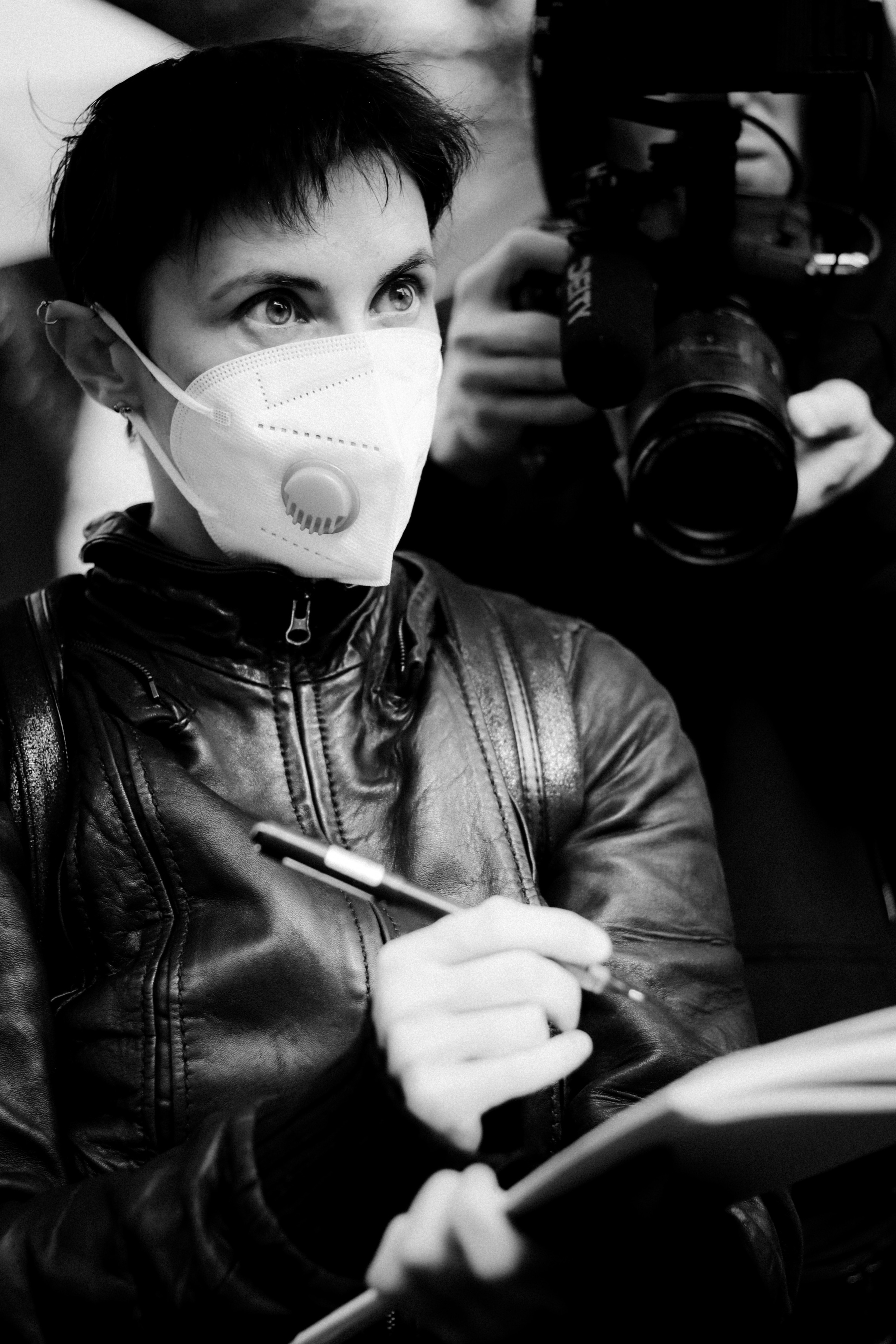 Action for media freedom, September 4th 2021. Photographer in Israel Alice Milchin