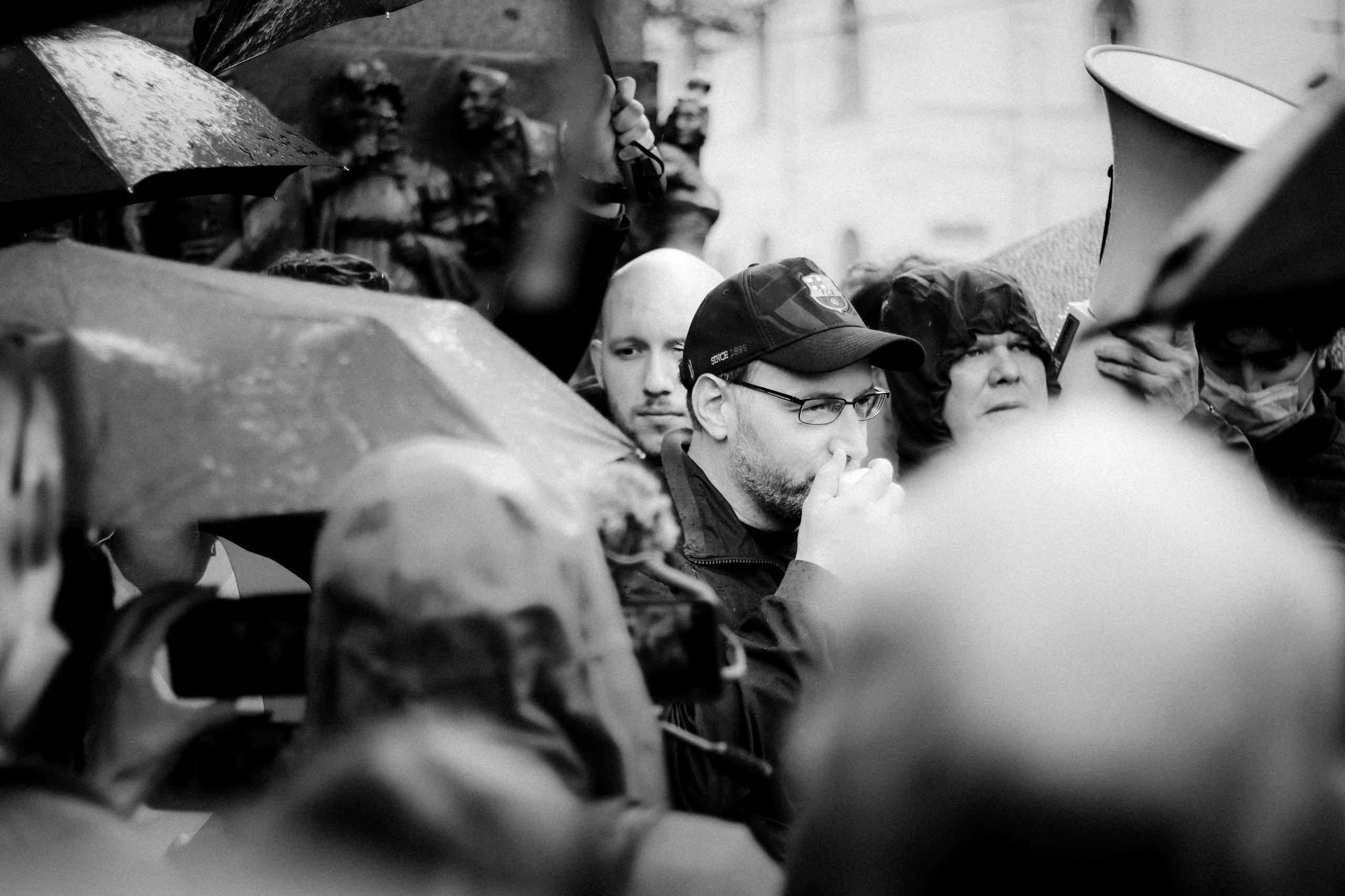 Action for media freedom, September 4th 2021. Photographer in Israel Alice Milchin