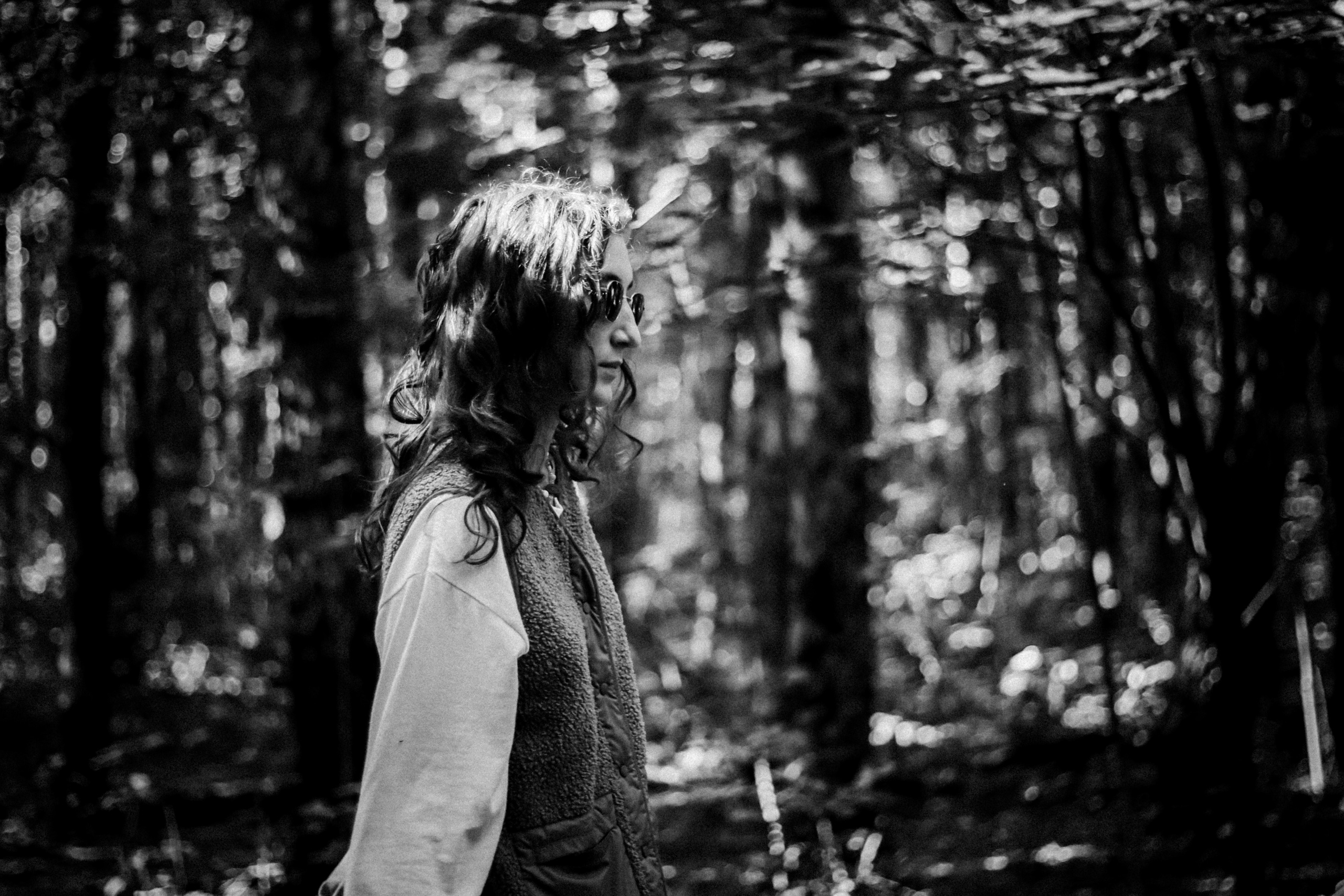 Cleaning the forest with Arshak Makichyan and Tasha Tale, August 2021. Photographer in Israel Alice Milchin