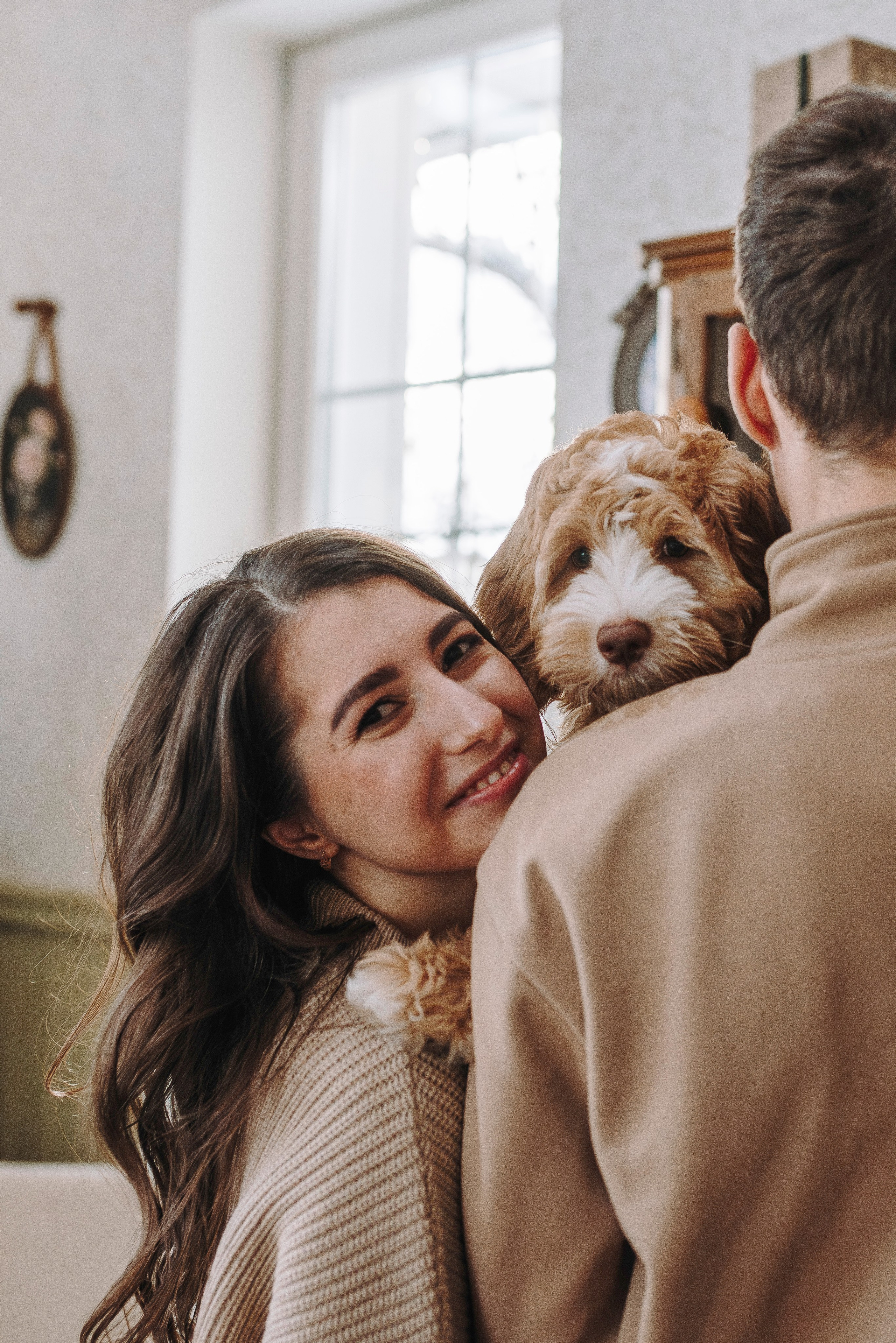 Мёрфи, Таня и Антон. Фотограф анималист в Спб недорого Олеся Майорова