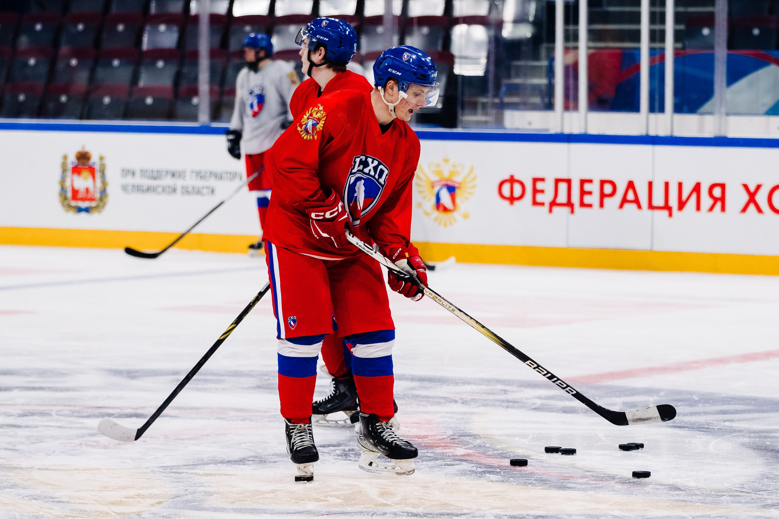 Тренировка сборной СХЛ // 14.02.25. Денис Прохоров Фотограф в г. Магнитогорск