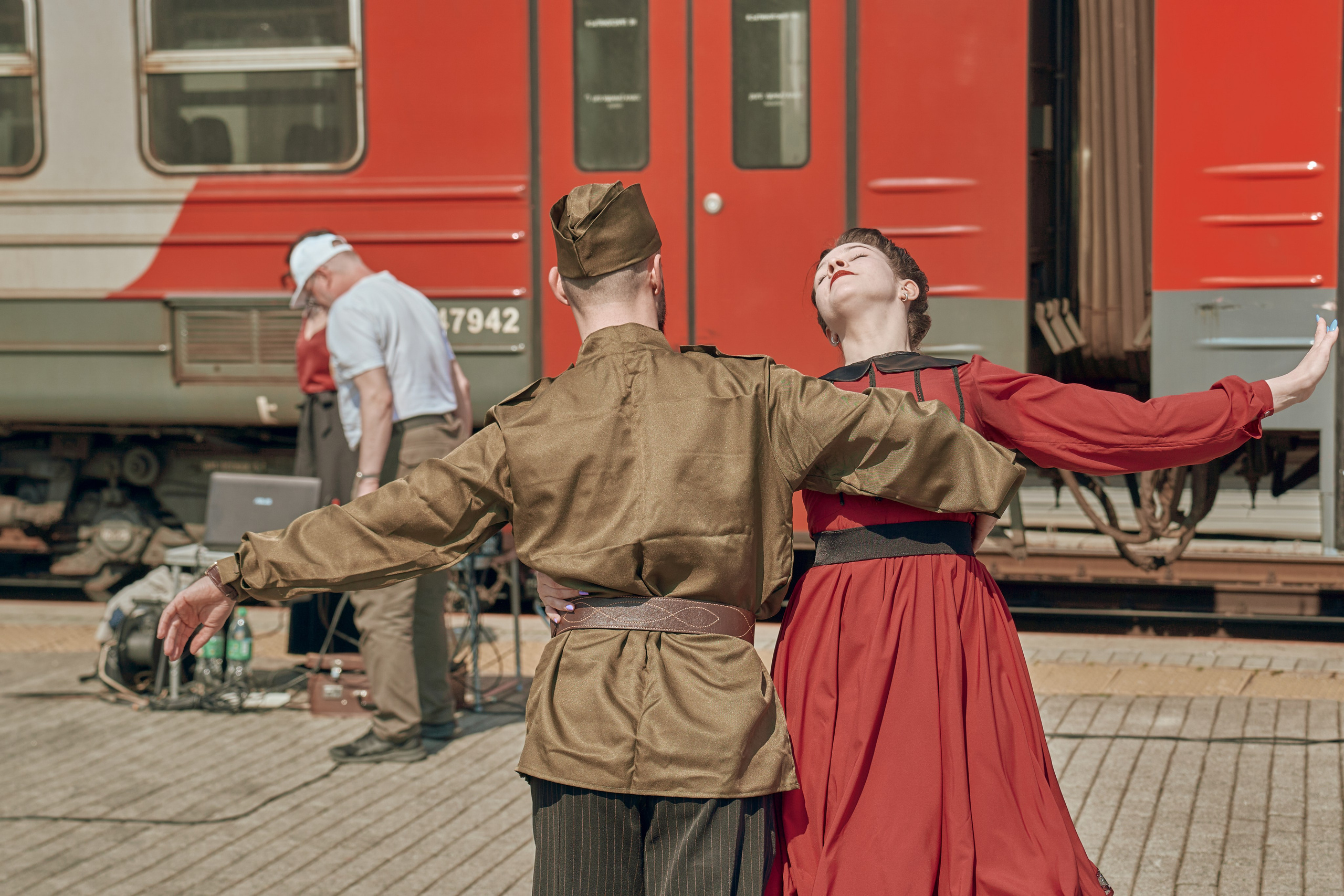 Поезд Победы!. Фотограф во Владивостоке