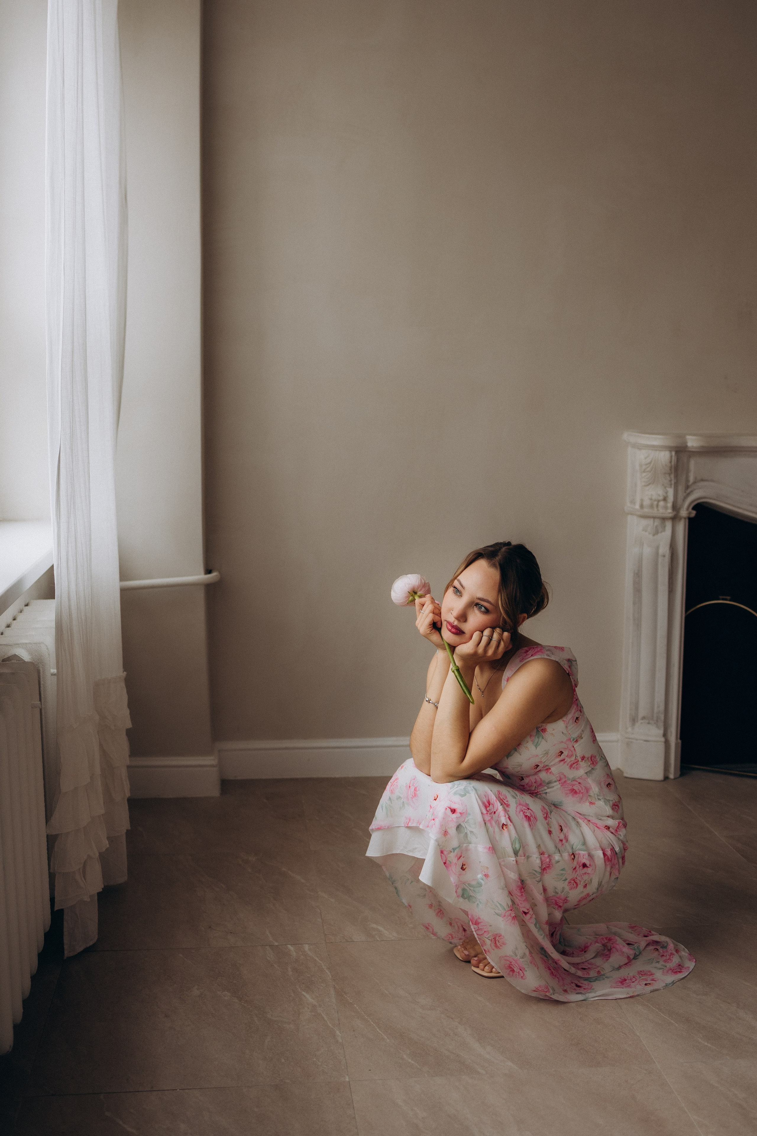 Женский портер в студии (февраль, 2026 г.), г. Обнинск (Калужская обл.). Надежда Стар семейный и церковный фотограф в Жукове и Калужской области