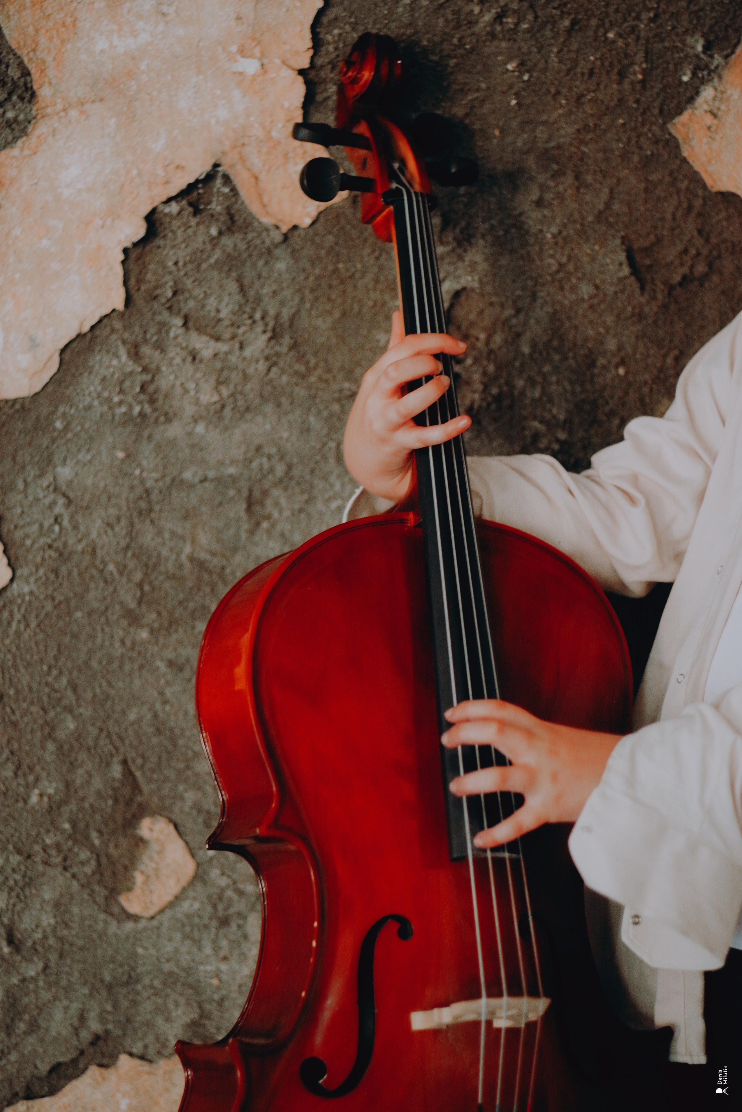 Виолончелист. Портретный фотограф Денис Милютин