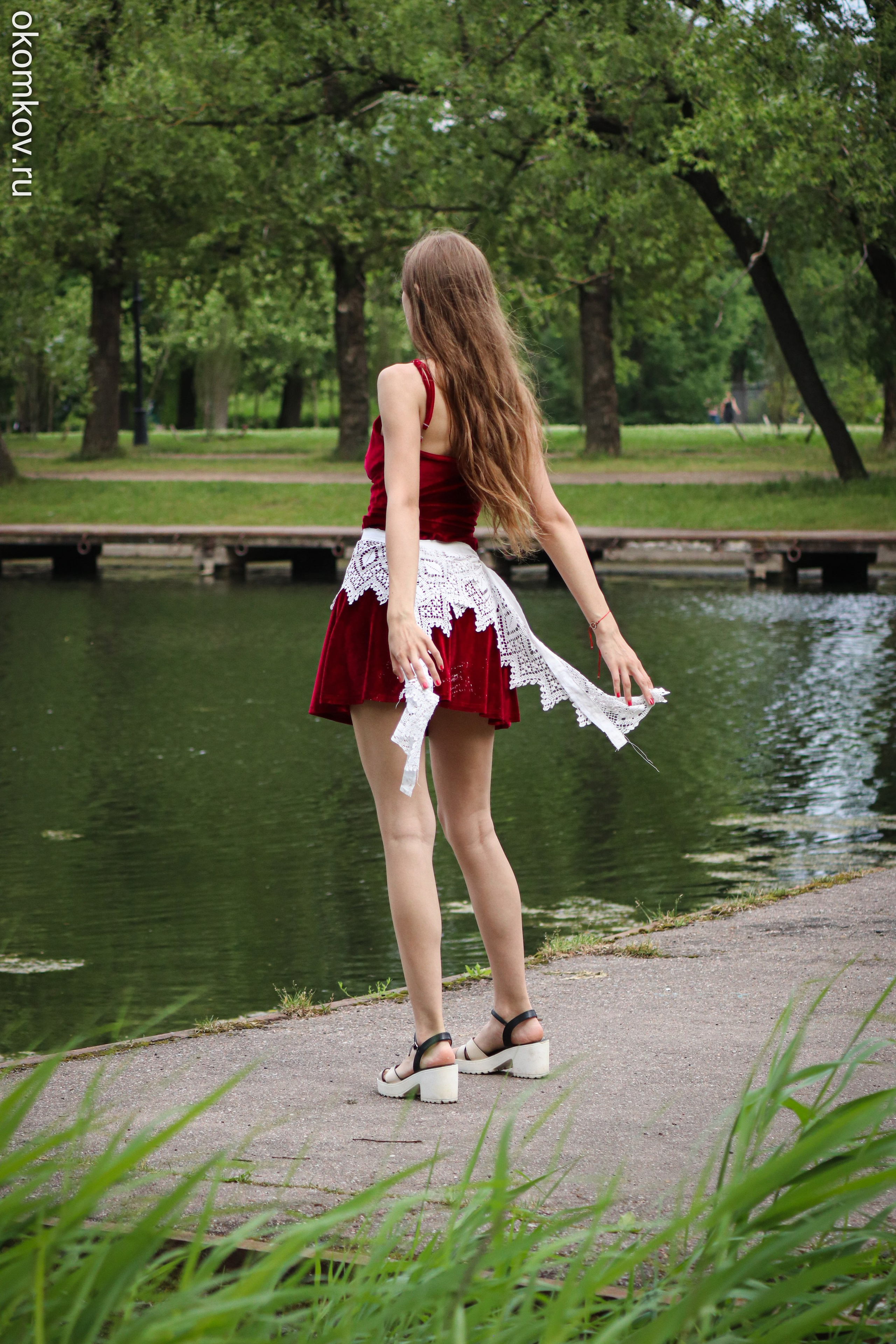 Показ образов на пирсе Московского парка Победы. Ивентный фотограф в Санкт-Петербурге Олег Комков