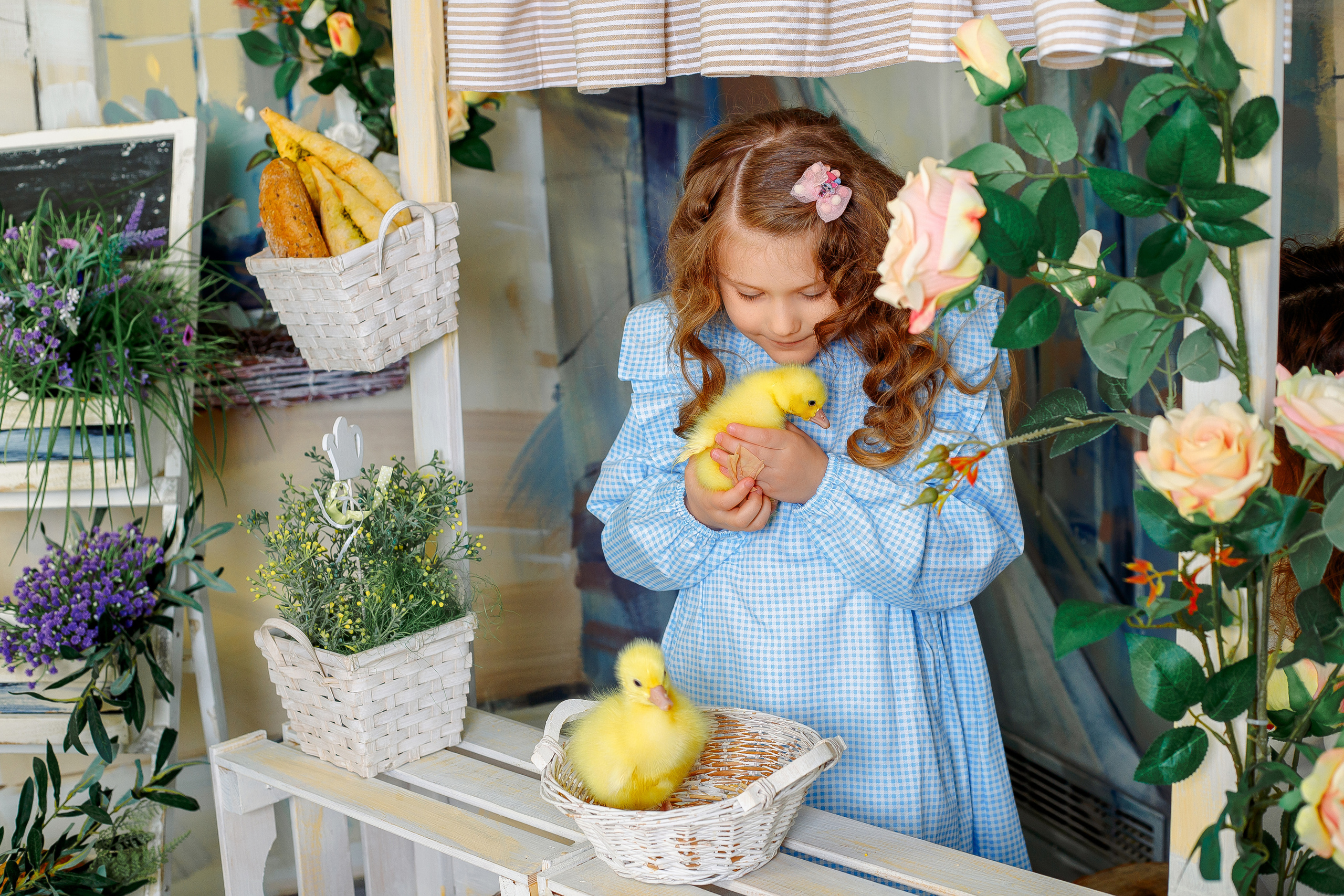 дети с утятами