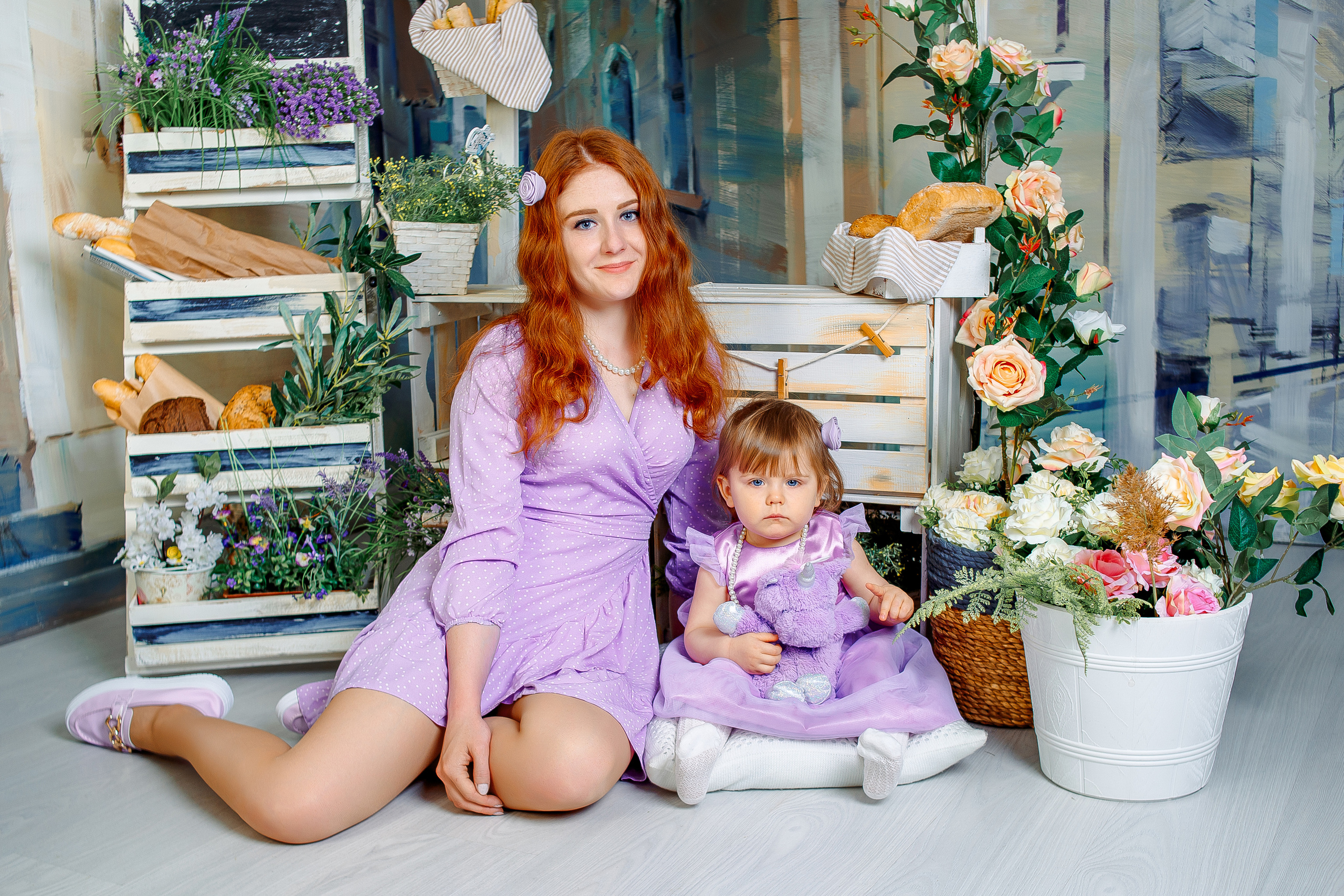 Мама с дочкой фотосессия