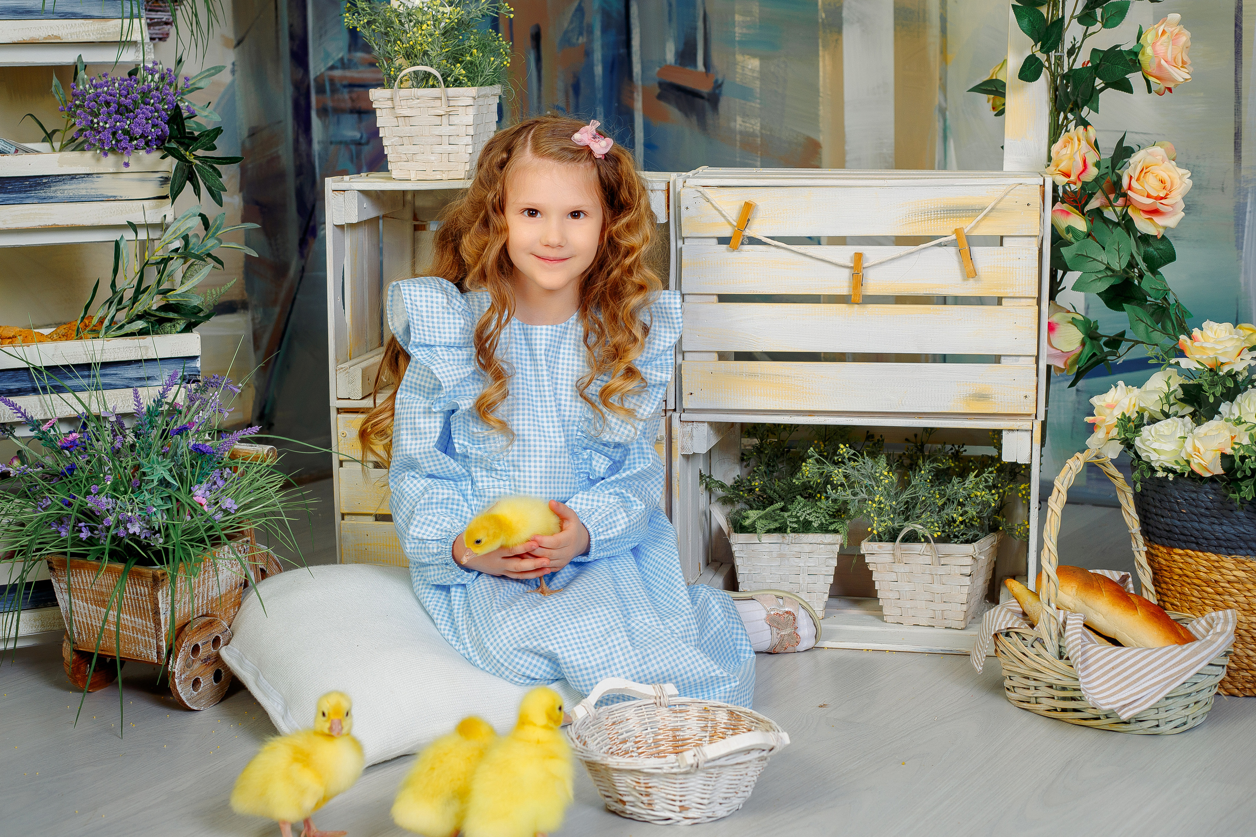 Детский фотодень с утятами