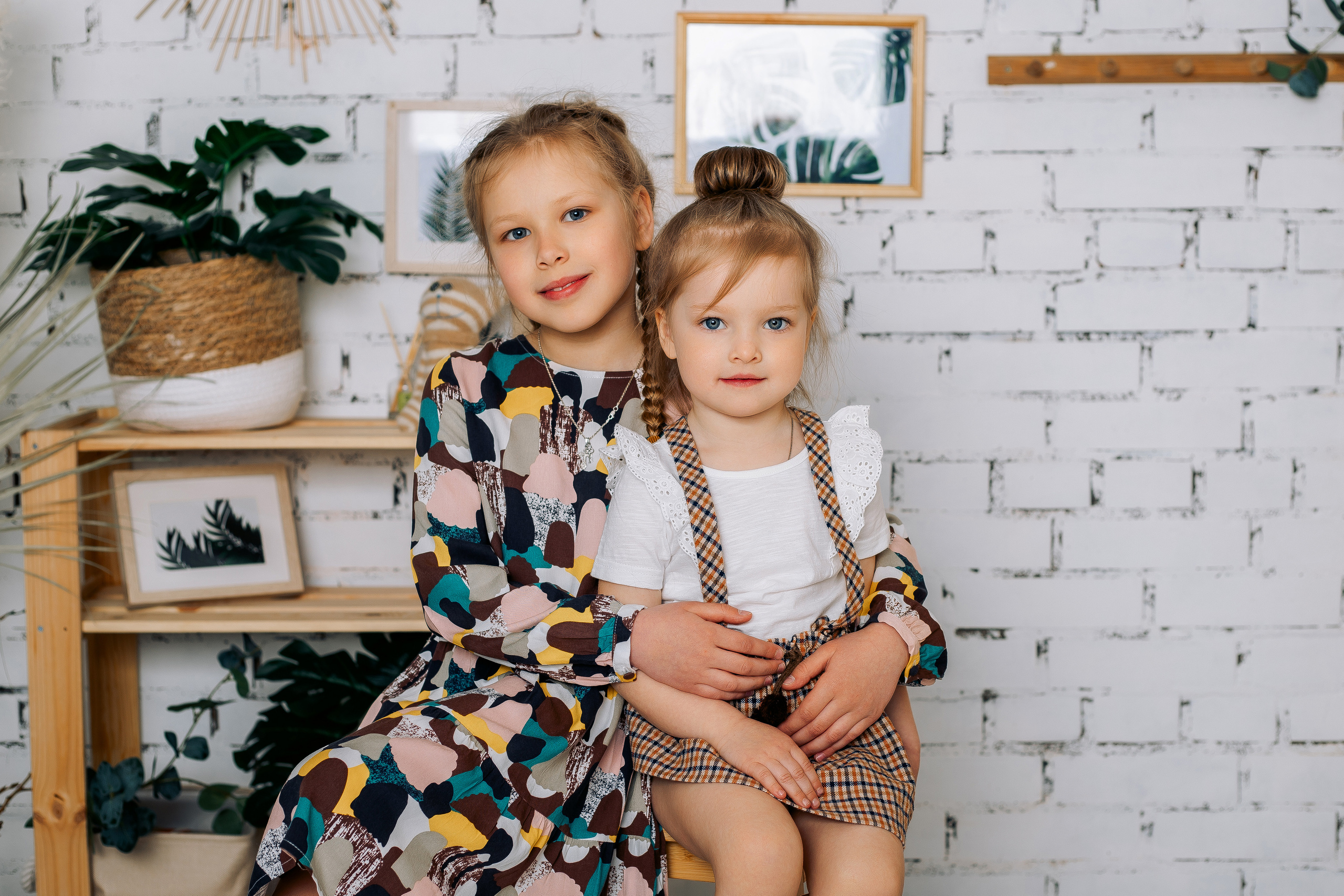 Фотосессия сестричек 
