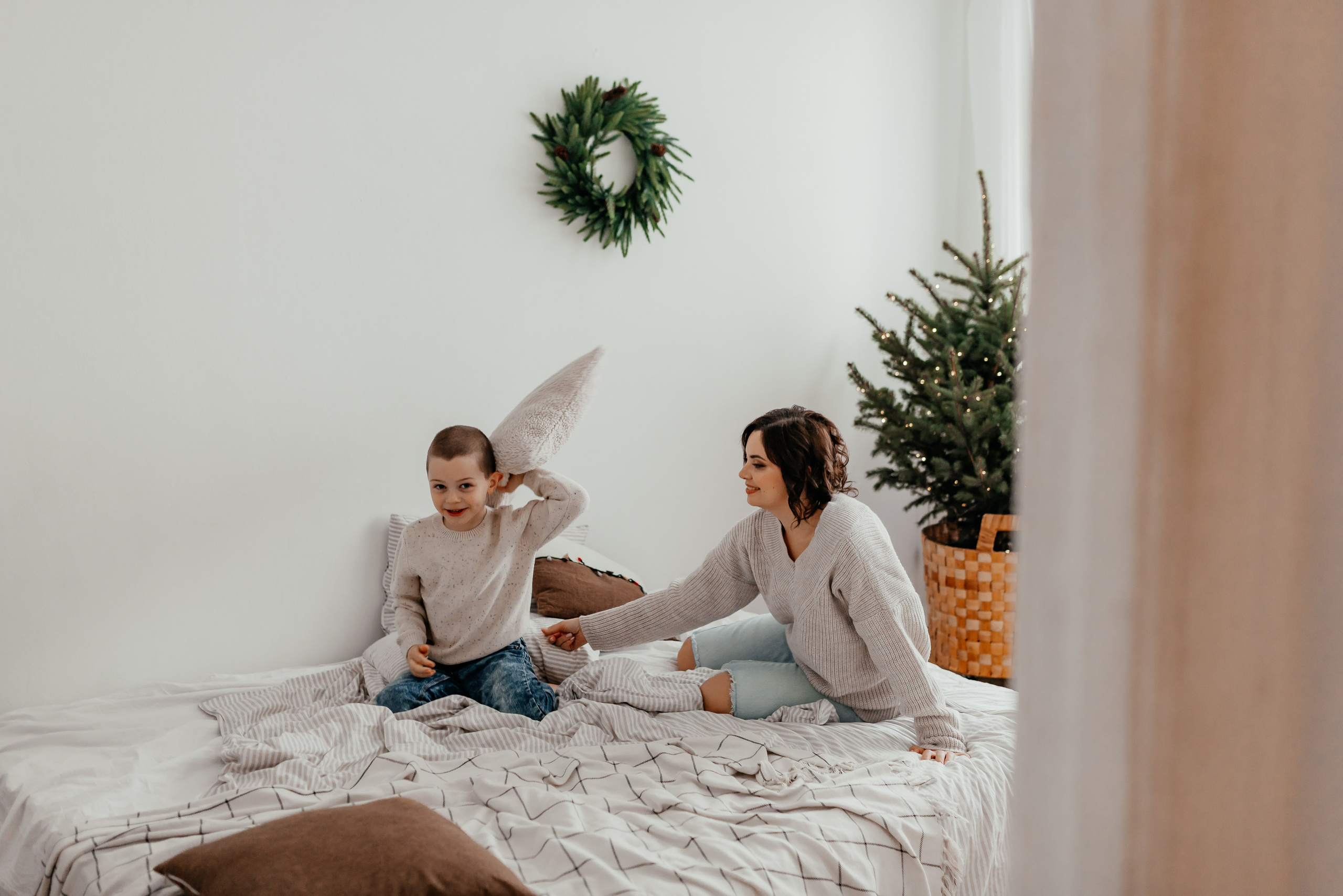 Таня, Захар, Миша. Семейный и домашний фотограф в Москве и МО Королева Валерия