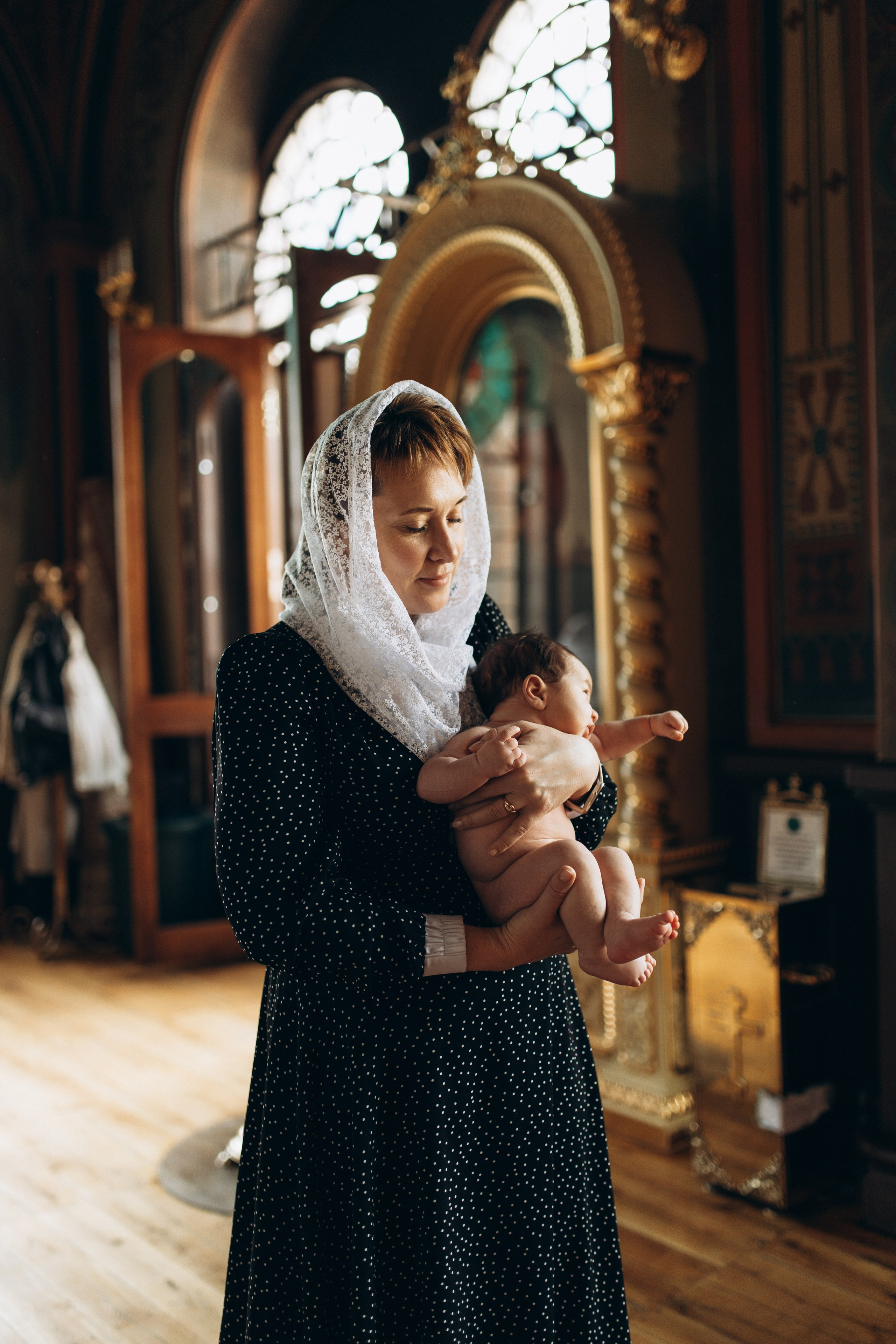 Крещение Лёвы. Самый теплый фотограф в Краснодаре Рябоконь Ксения