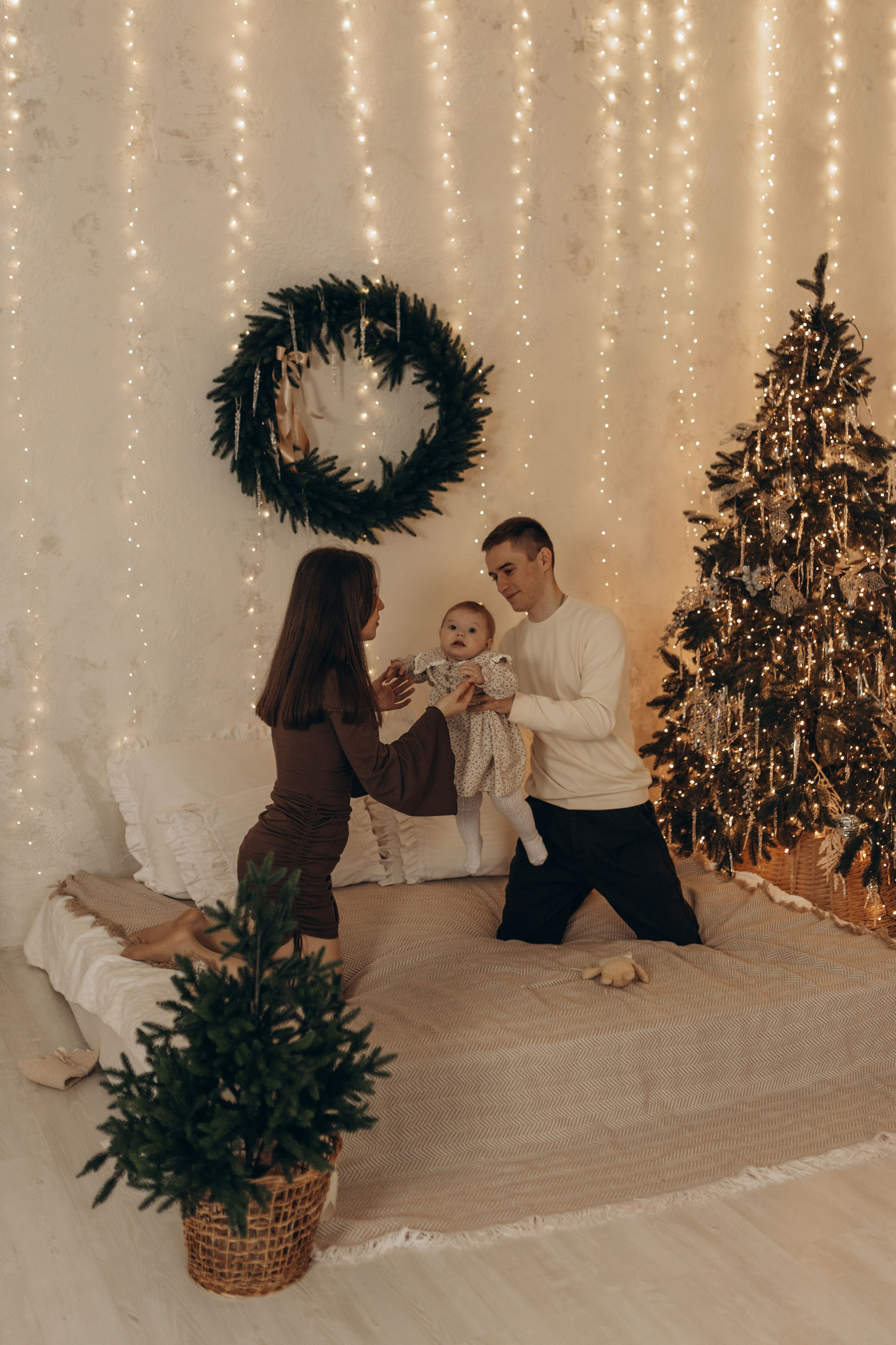 Новогодняя история Дмитрия, Полины и Анюты. Фотограф в Ставрополе Svetlana Matveeva