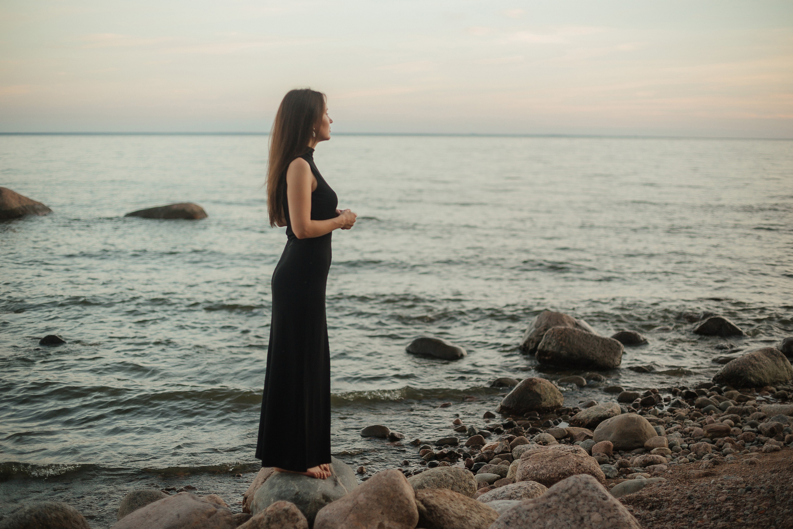 Атмосферная съёмка на Финском заливе. Семейный фотограф Любовь Саркеева