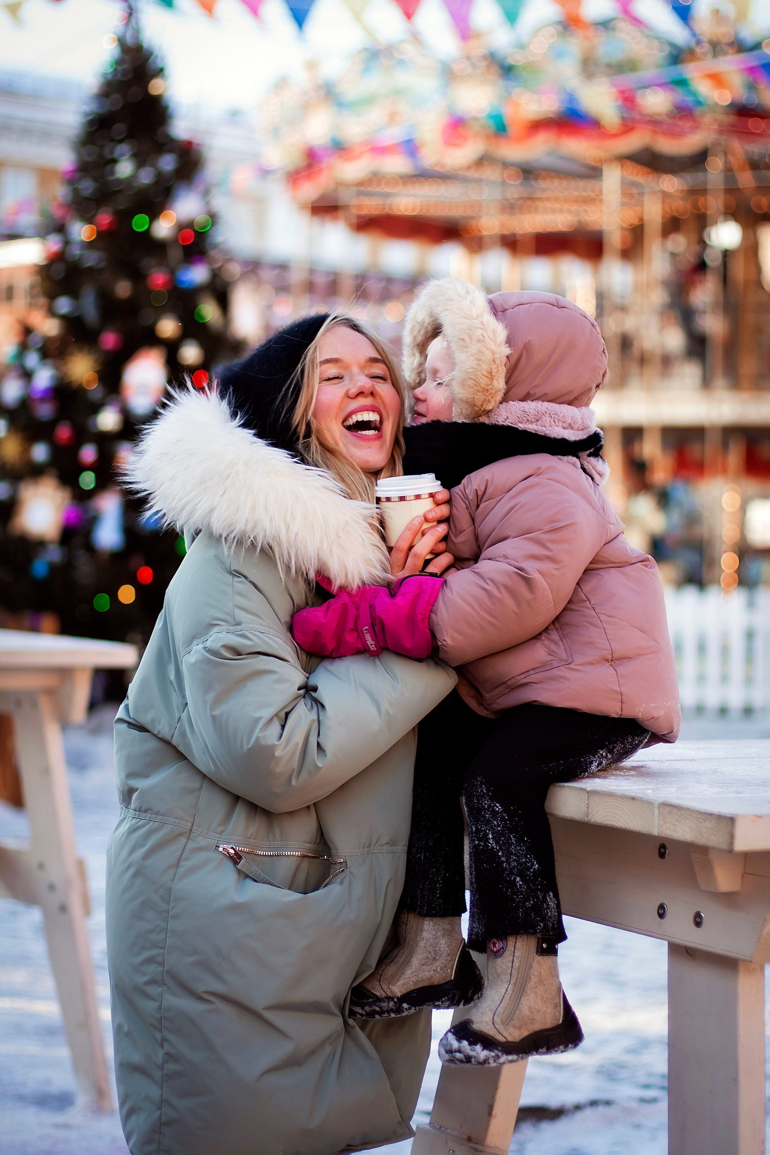 Настя и Василиса. Новогодняя прогулка. Профессиональный фотограф, Москва |Видное Елена Елизарова