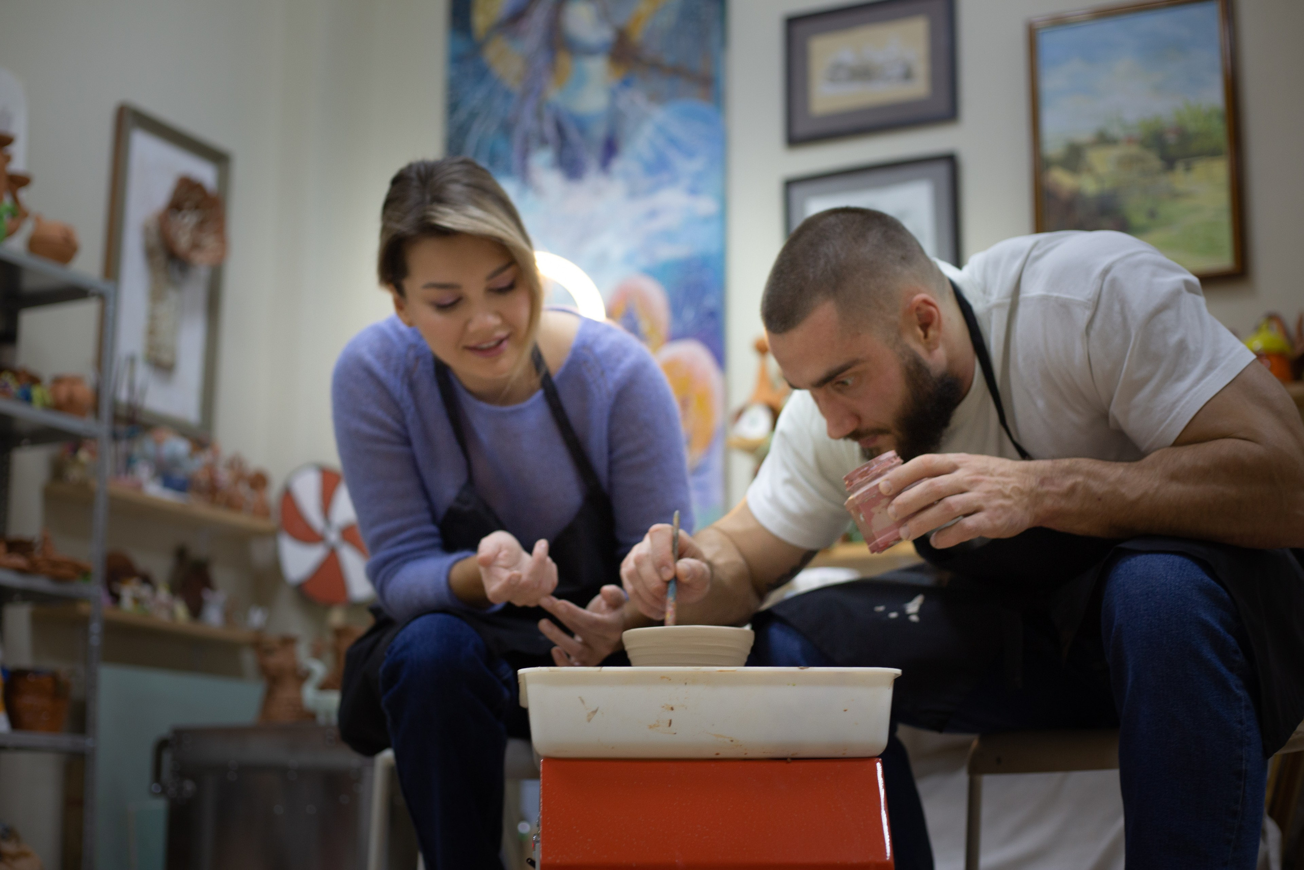 Мастер-класс для двоих. Фотограф в Новосибирске Краснова Евгения