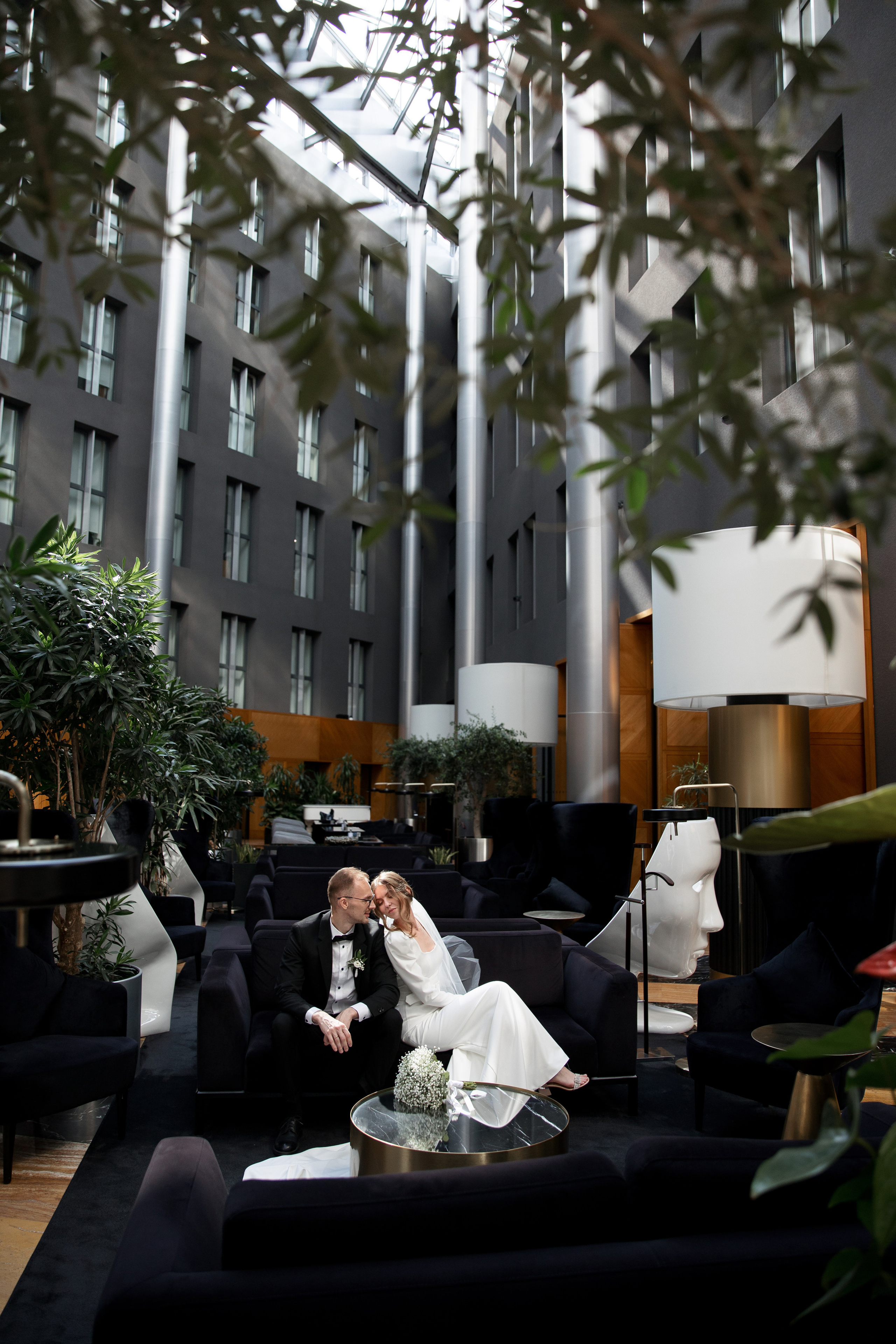 свадебные фото в отеле гамма