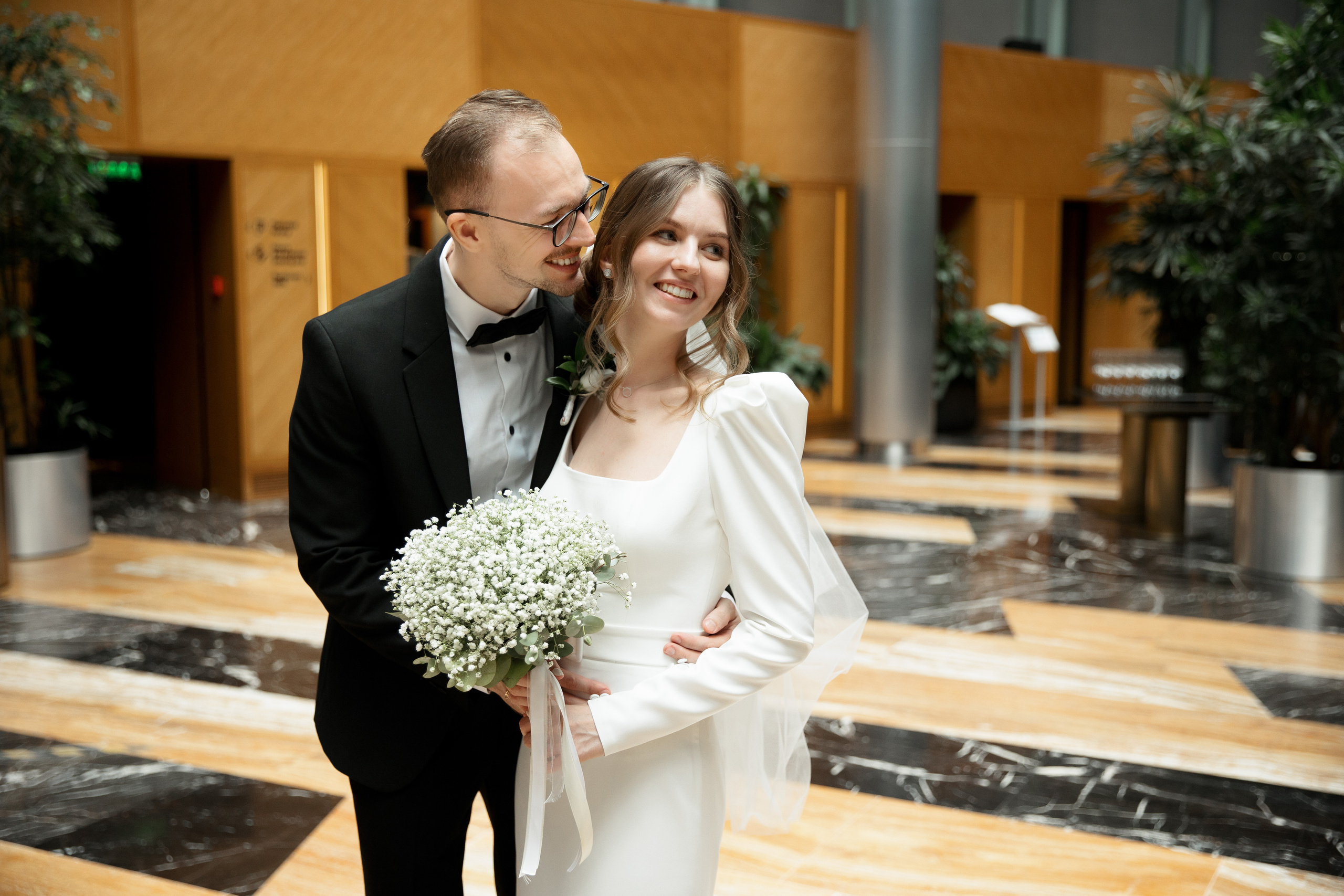 свадебные фото в отеле гамма