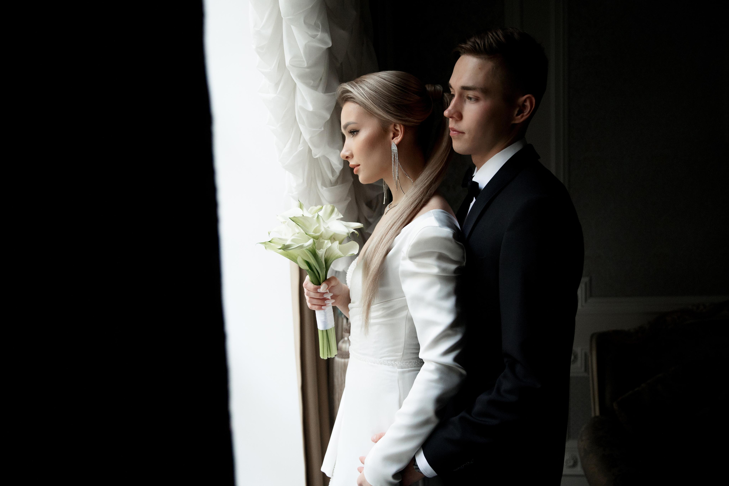 Свадебная фотосессия в отеле Эрмитаж. Свадебный фотограф в Санкт-Петербурге Никита Кузякин